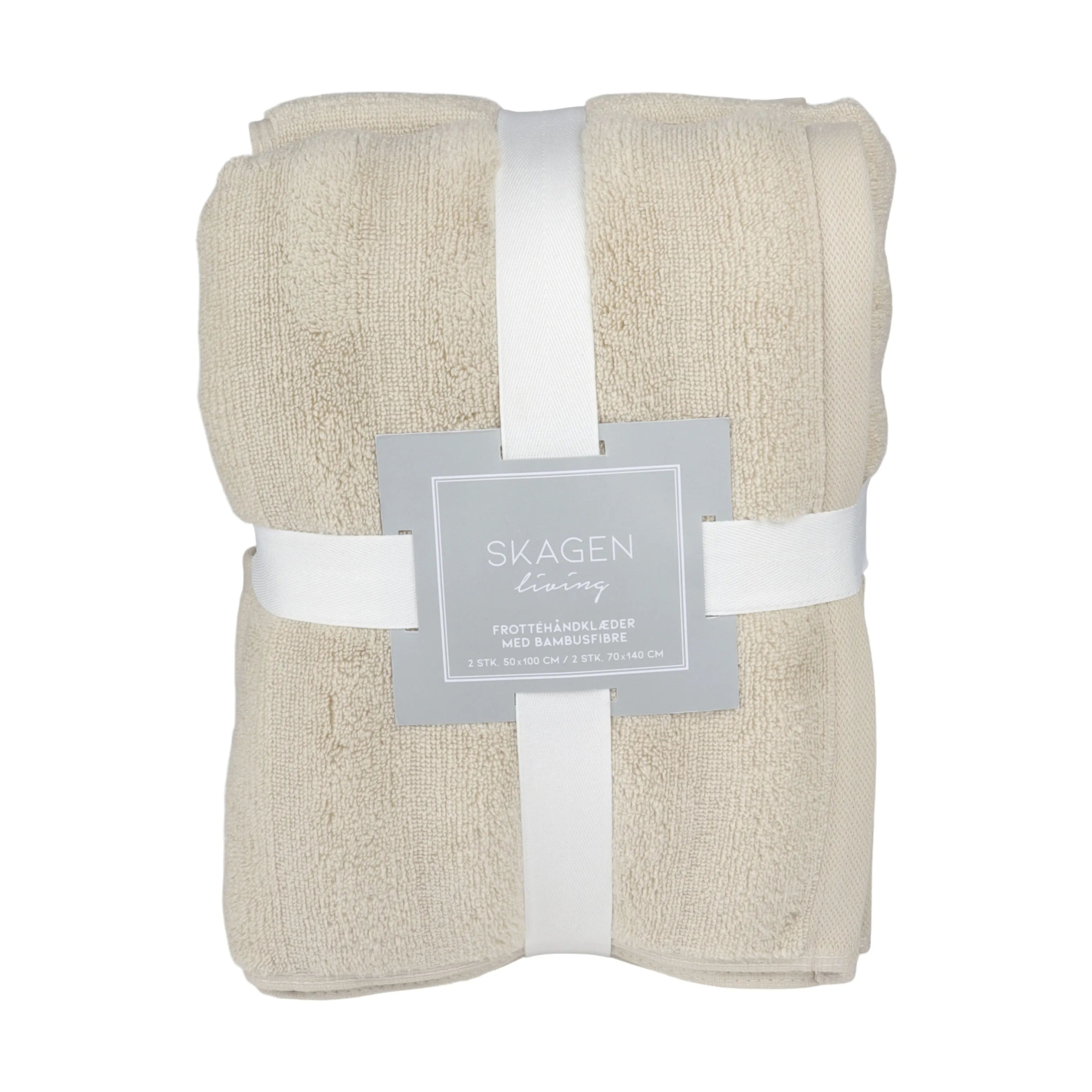 SKAGEN living Håndklæder Håndklæde - 4 stk. i Beige, 1