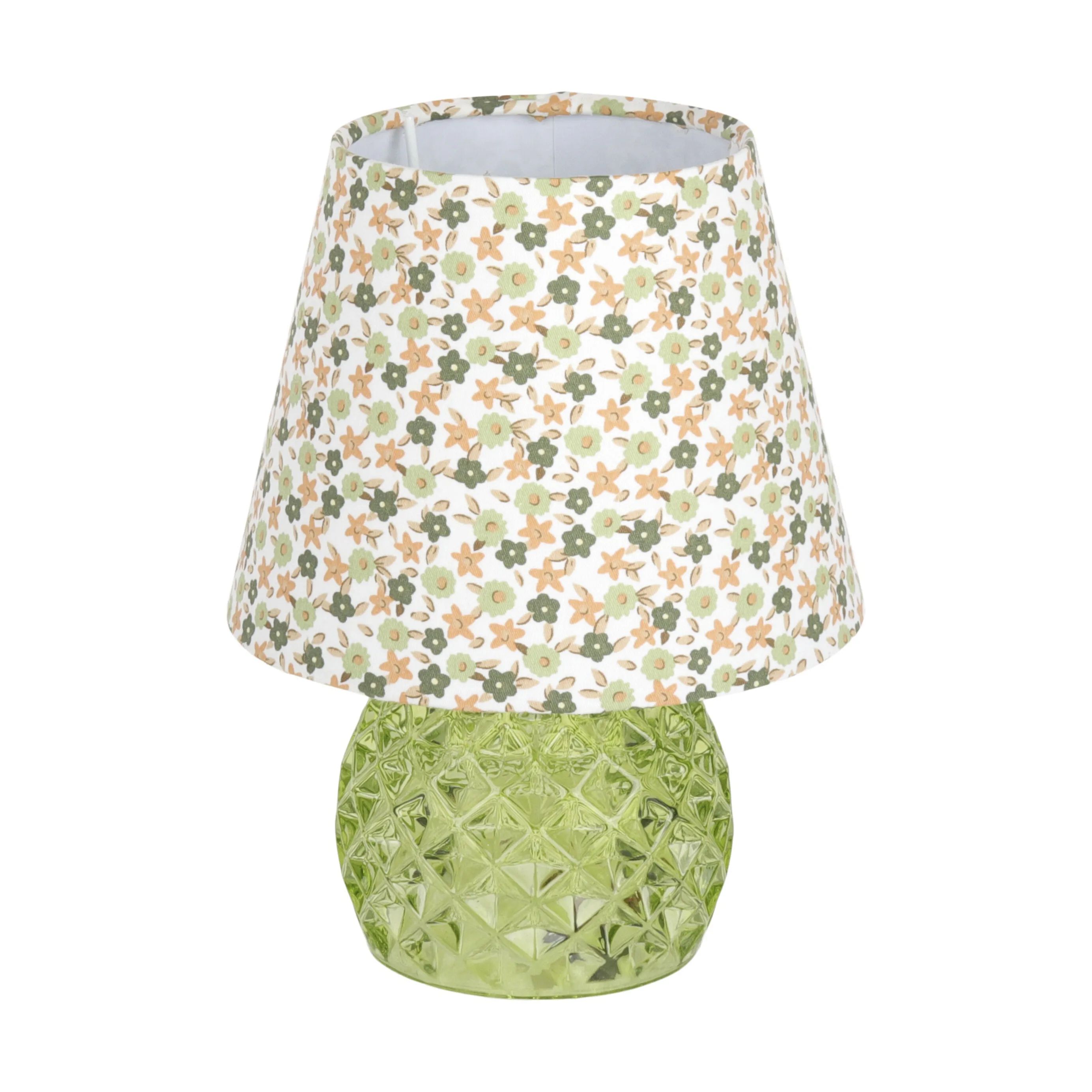 CASA Living LED-lamper LED Glaslampe i Grøn, 23 cm, 1