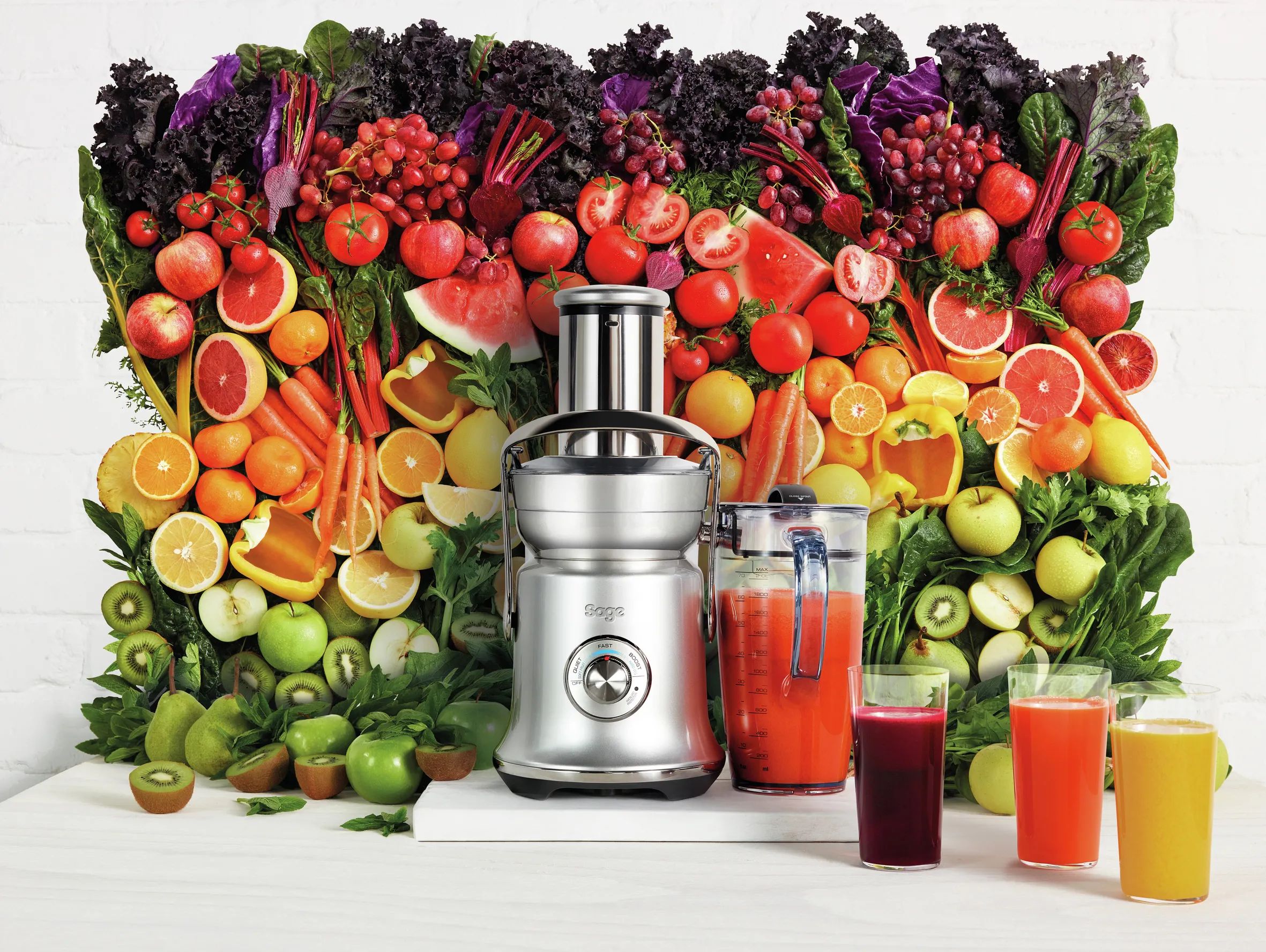 Sage Juicepressere Nutri Cold XL Juicer i Sølvfarvet, 2