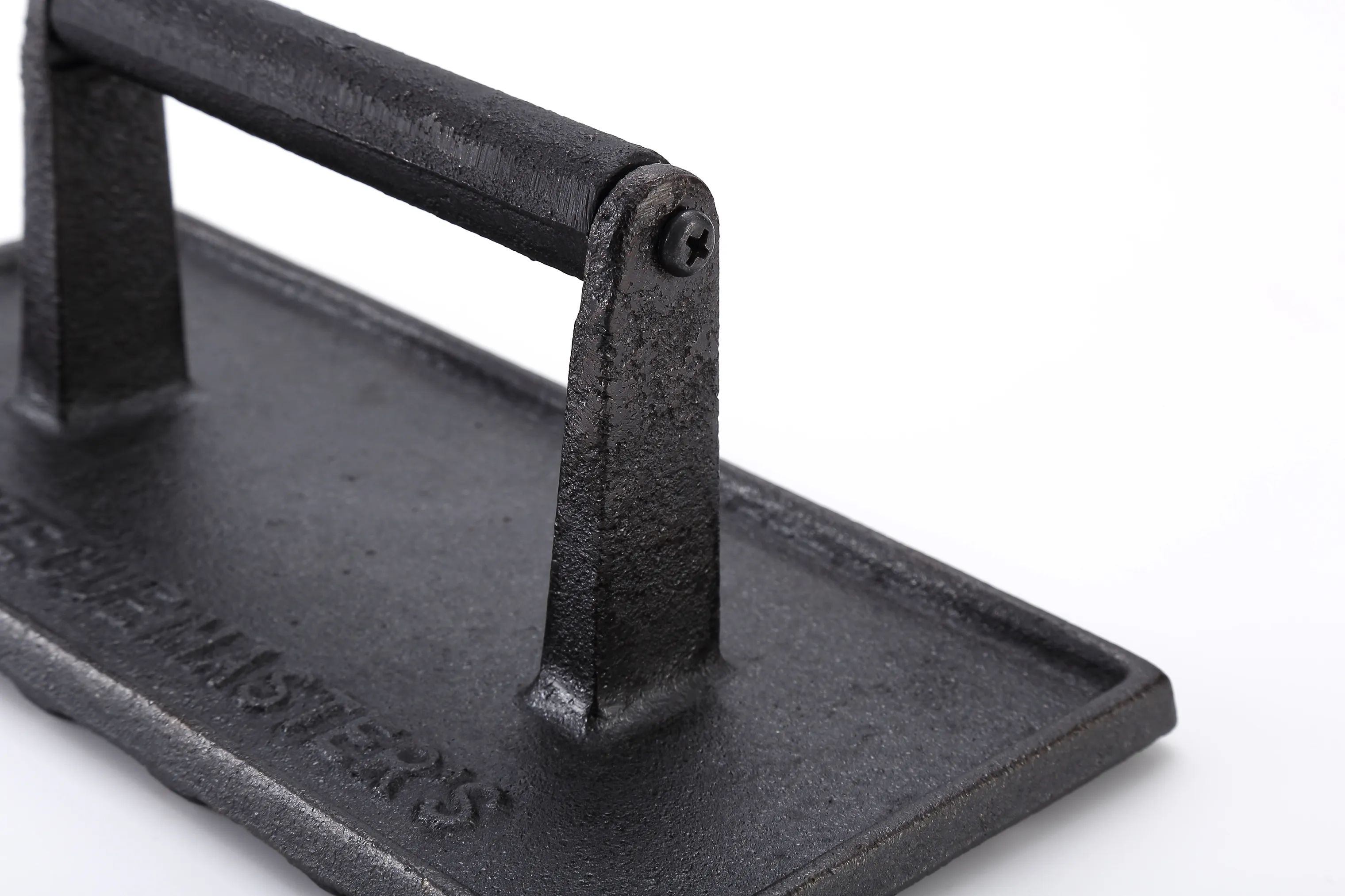 Barbecue Masters Grillredskaber Støbejerns Grillpresser i Sort, 4