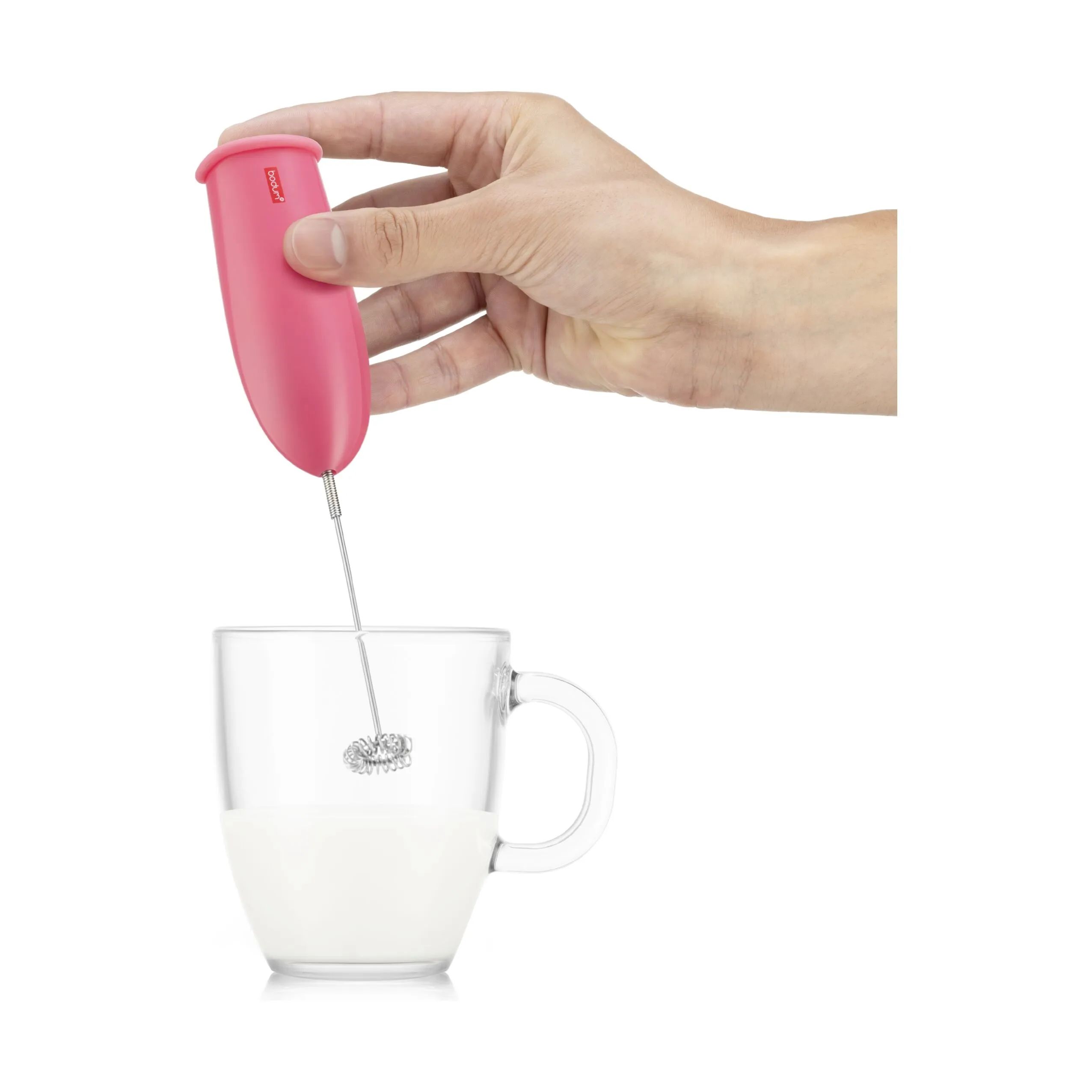 Bodum Mælkeskummere Schiuma Mælkeskummer i Pink, 2