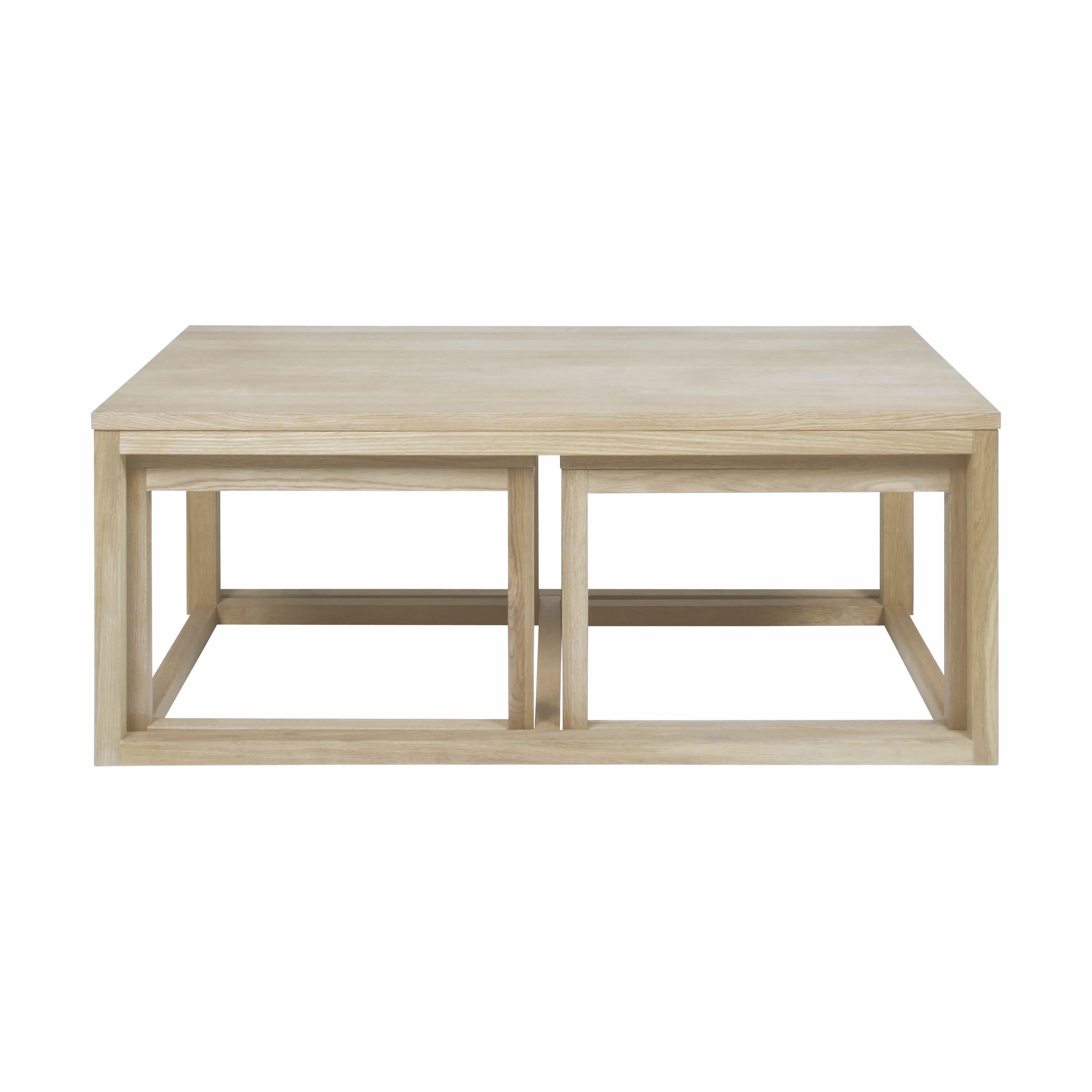 CASA Living Sofaborde Cornus Sofabordssæt i Natur, 3