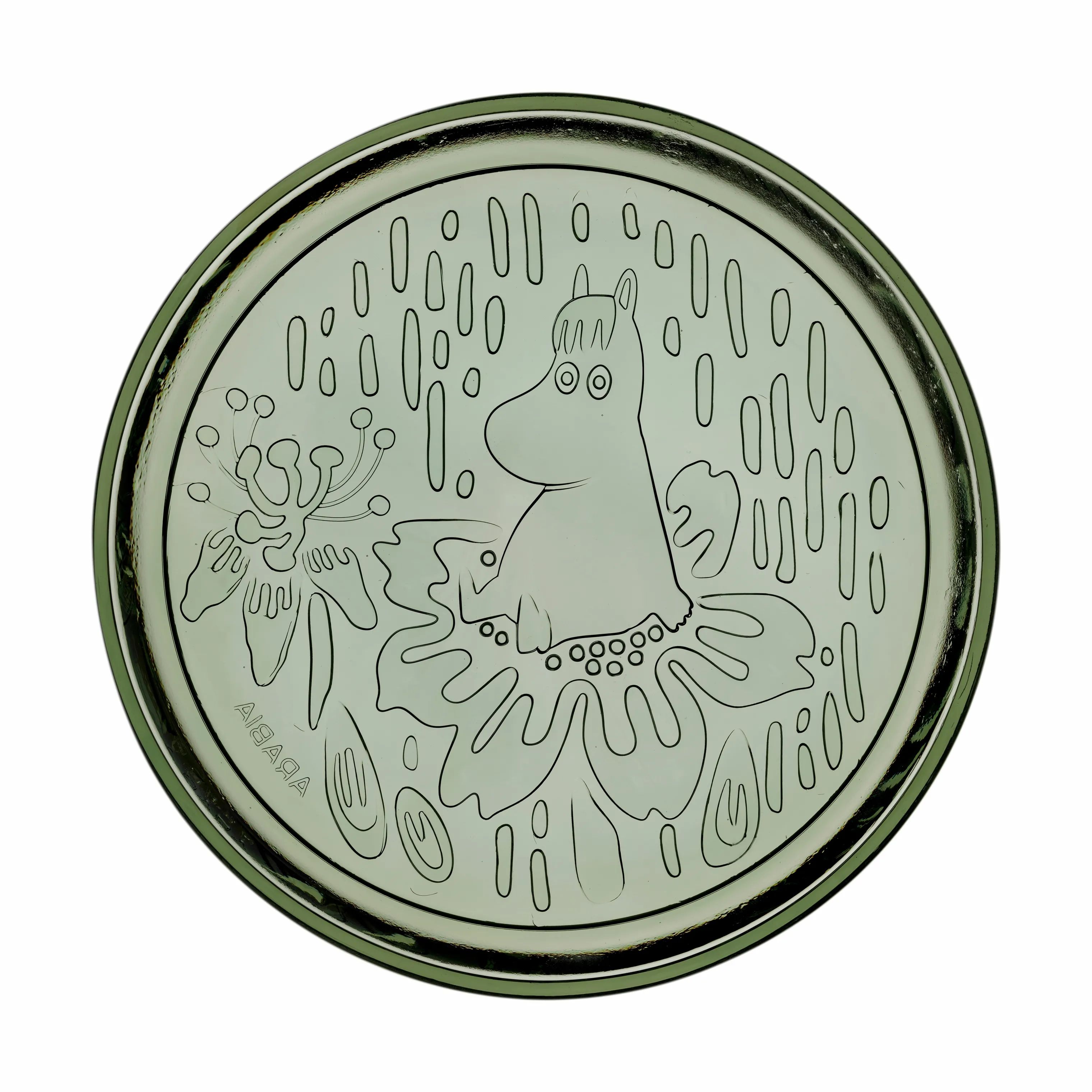 Moomin Arabia Frokosttallerkener Moomin Iittala Moomin x Iittala Tallerken i Pine Green, 1