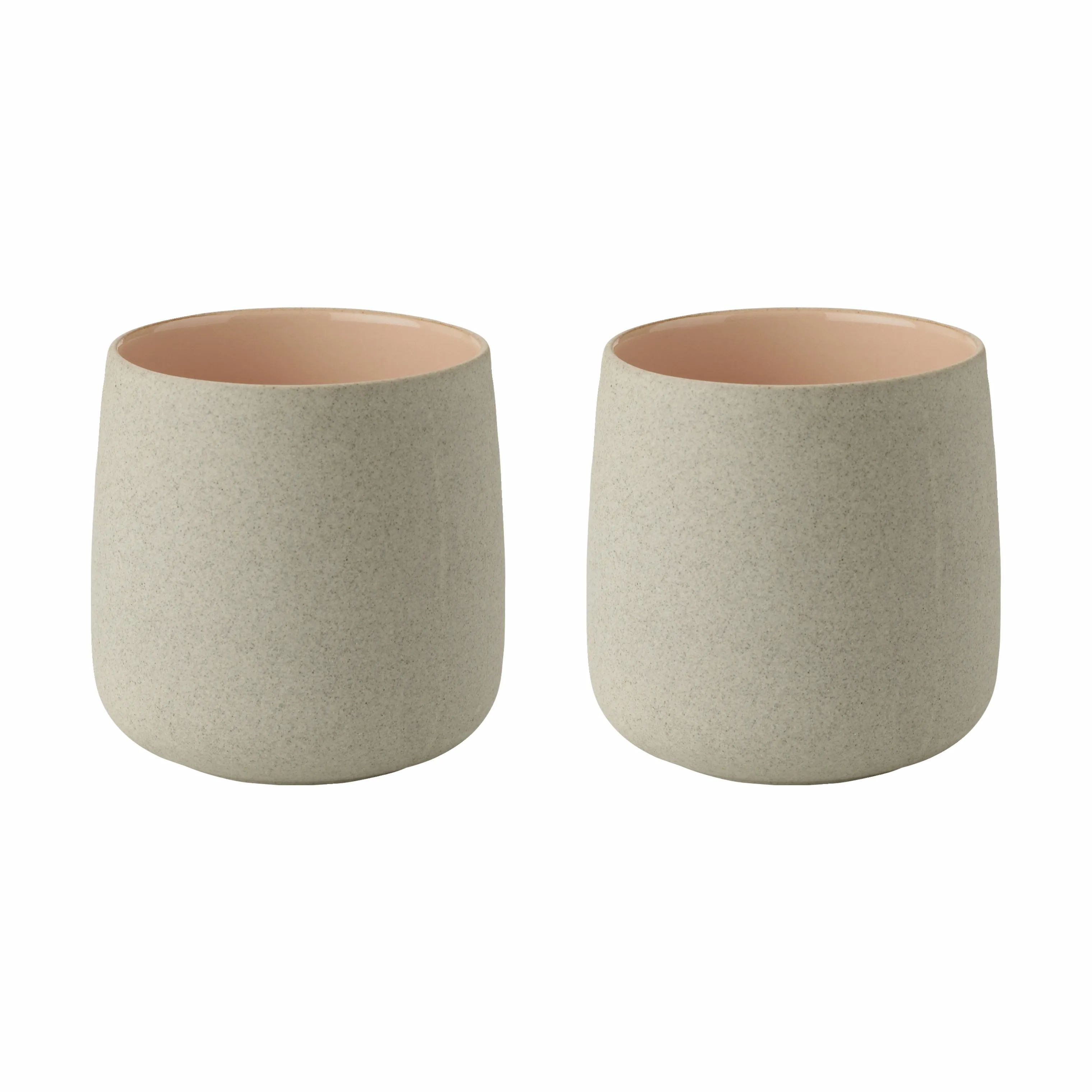 Stelton Krus og kopper uden hank Emma Kop - 2 stk. i Rose, 22 cl, 1