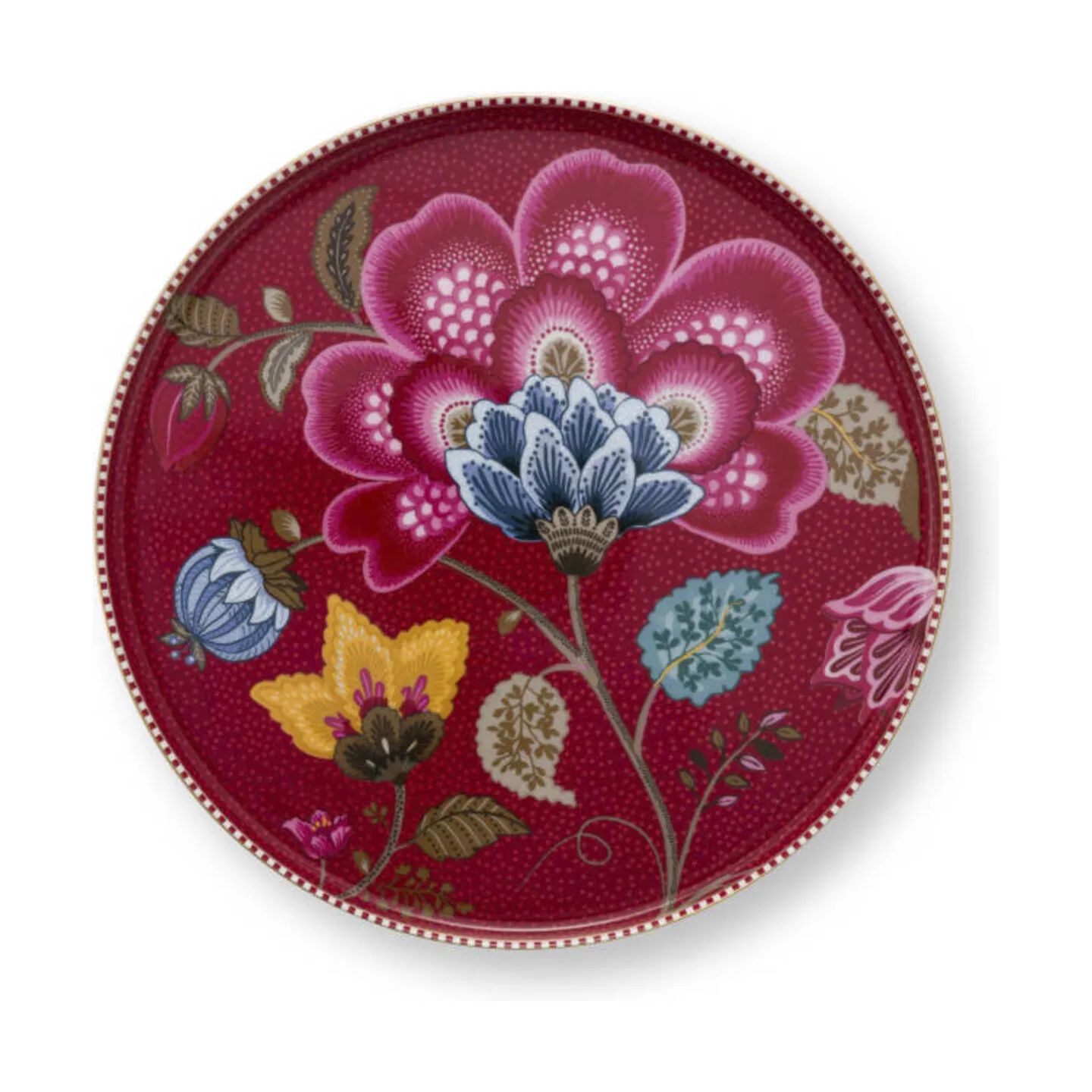 PIP Studio Lagkagefade Blooming Tales Kageopsats i Rød, 21,5 cm, 3