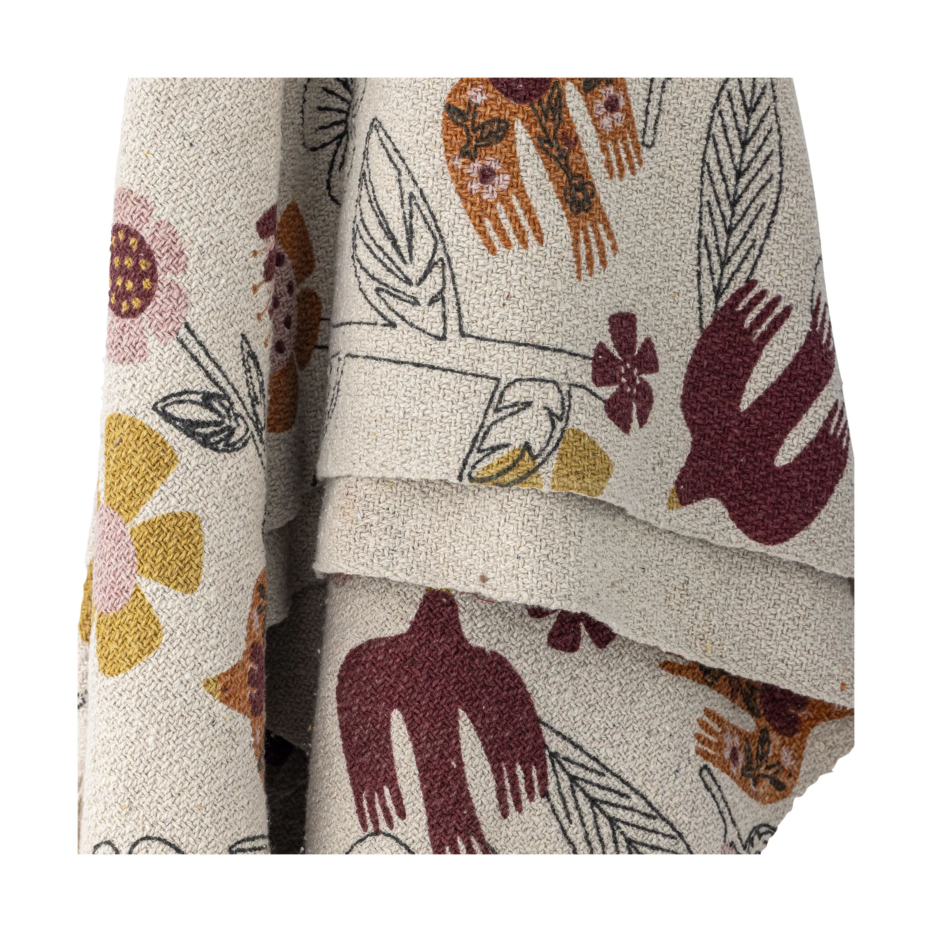 Bloomingville Plaider Vivielle Plaid i Multifarvet, 4