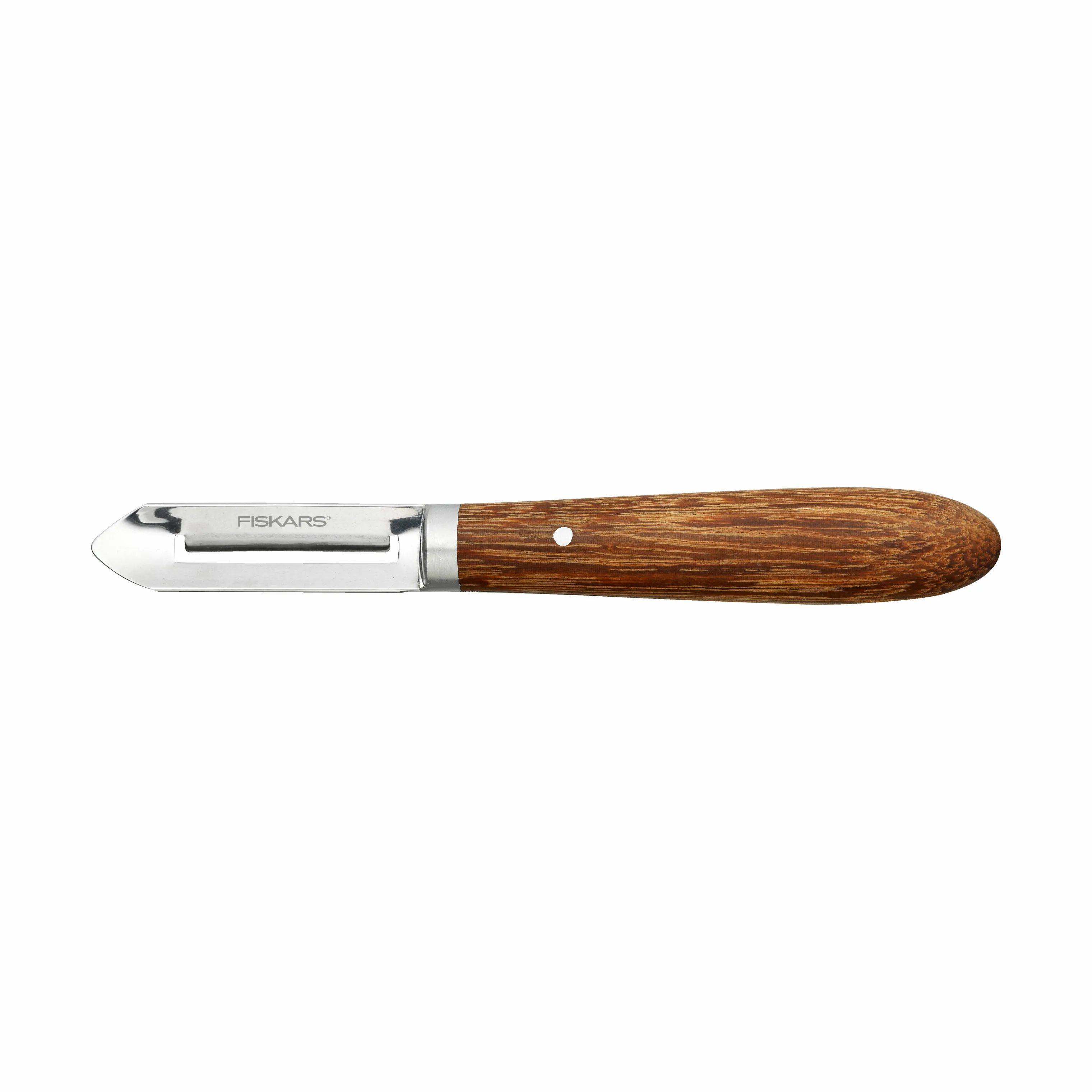 Fiskars Grøntsags- og kartoffelskrællere Classic Skrællekniv i Træ, 1