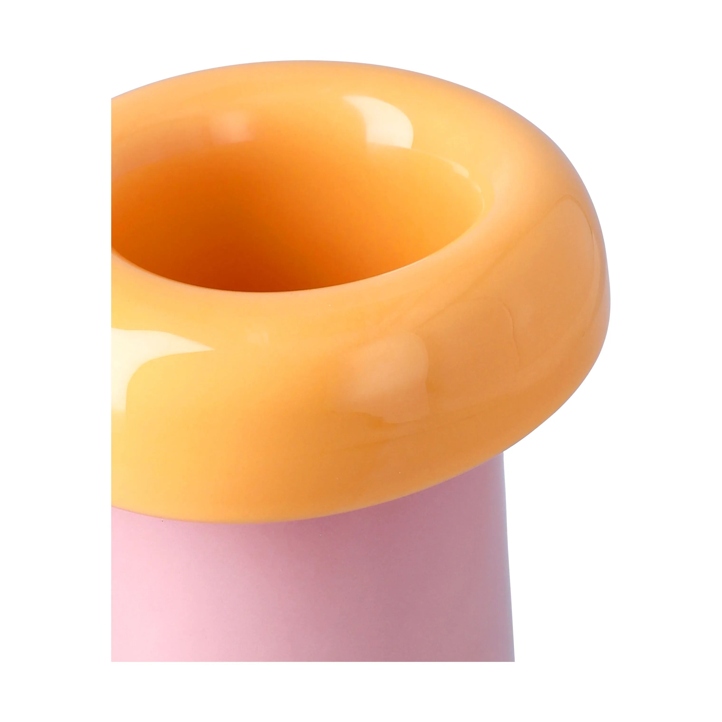 Holmegaard Vaser Soma Vase i Pink/Orange, 16,5 cm, 5