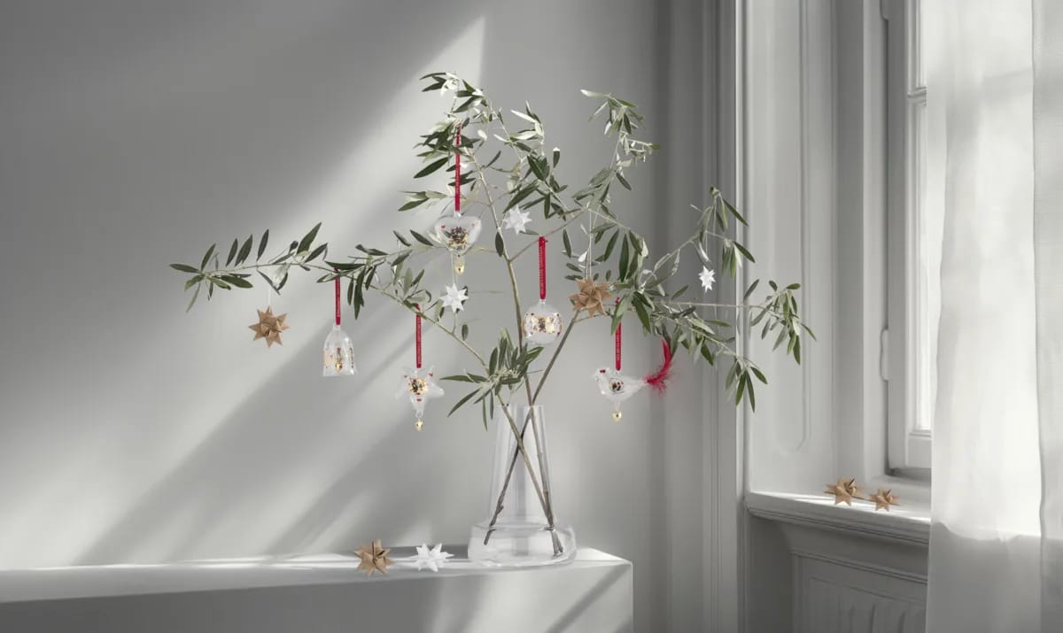 Holmegaard Juleophæng Christmas Årets juleklokke 2024 i Klar, 3