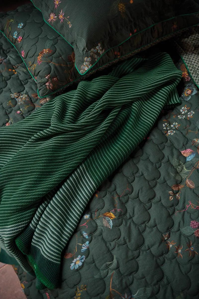 PIP Studio Plaider Blockstripe Plaid i Dark Green, 3