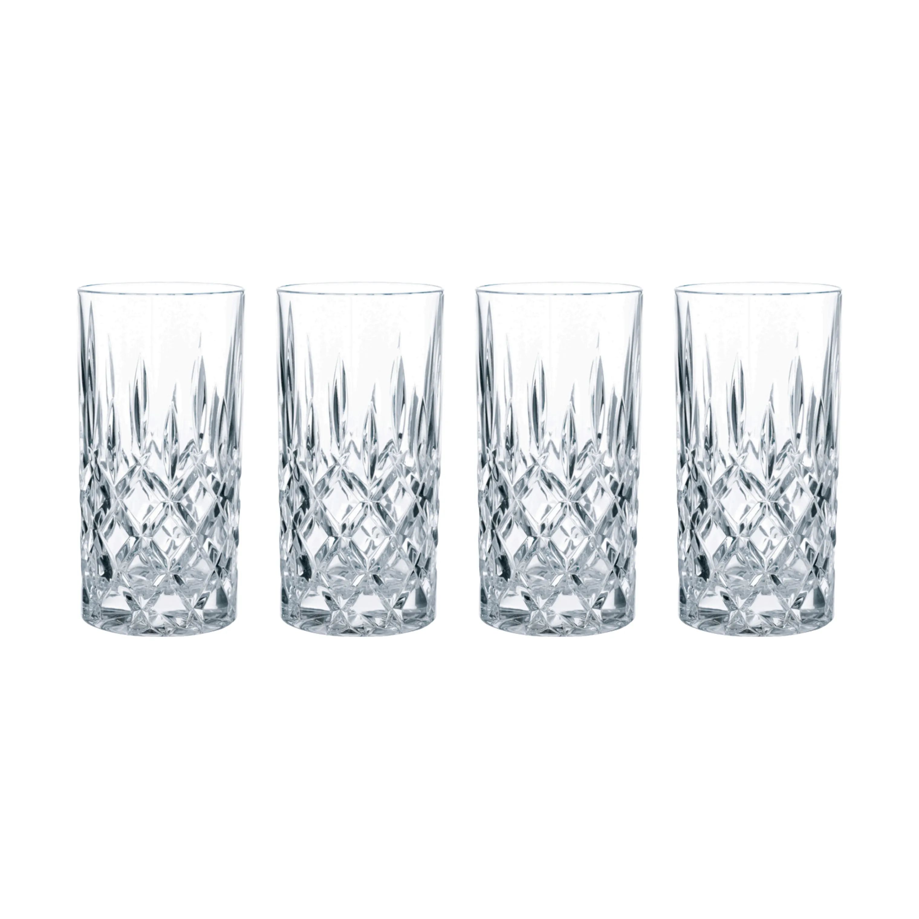 Nachtmann Highball glas Noblesse Longdrinkglas - 4 stk. i Klar, 3
