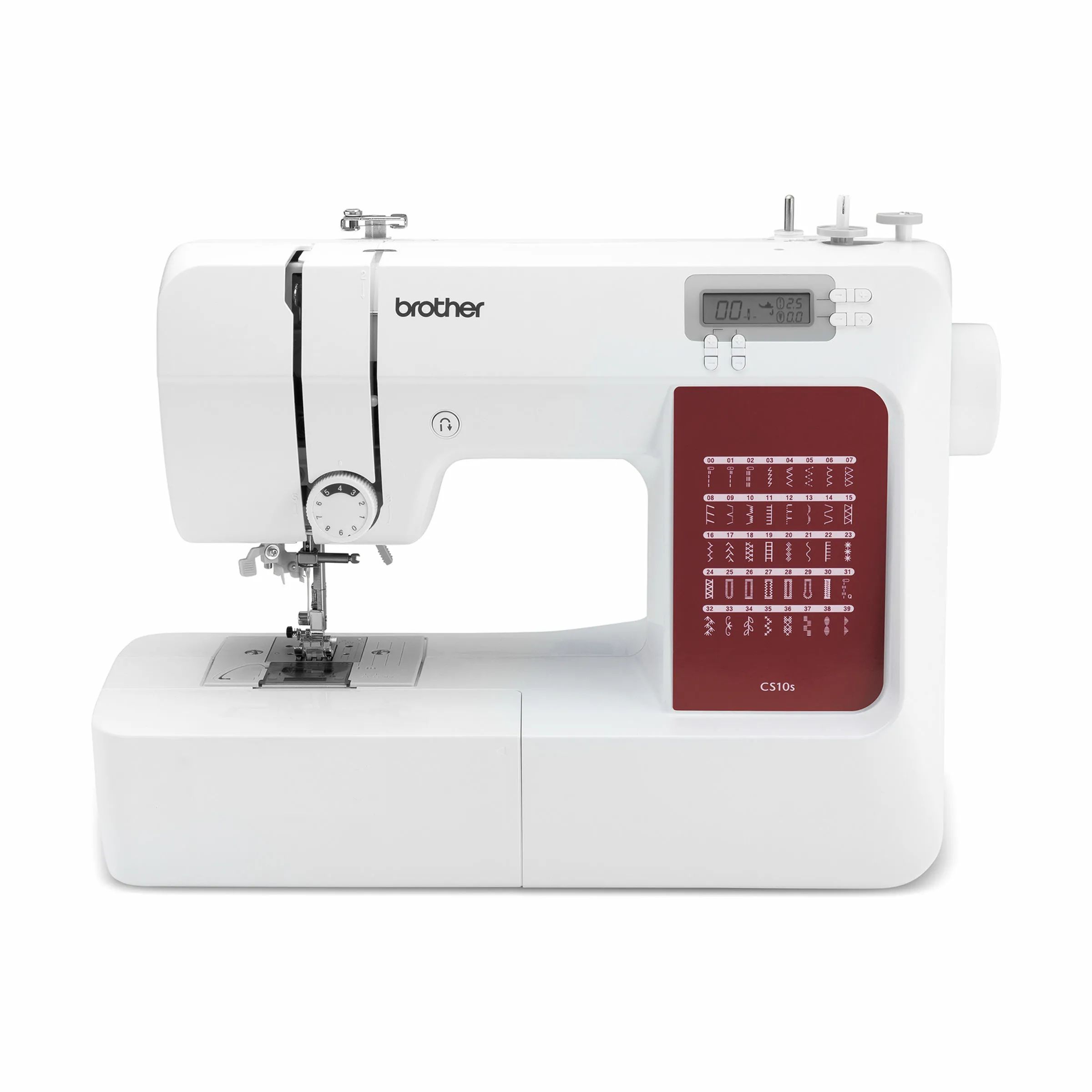 Brother Symaskiner Elektronisk Symaskine CS10S i Hvid/bordeaux, 1