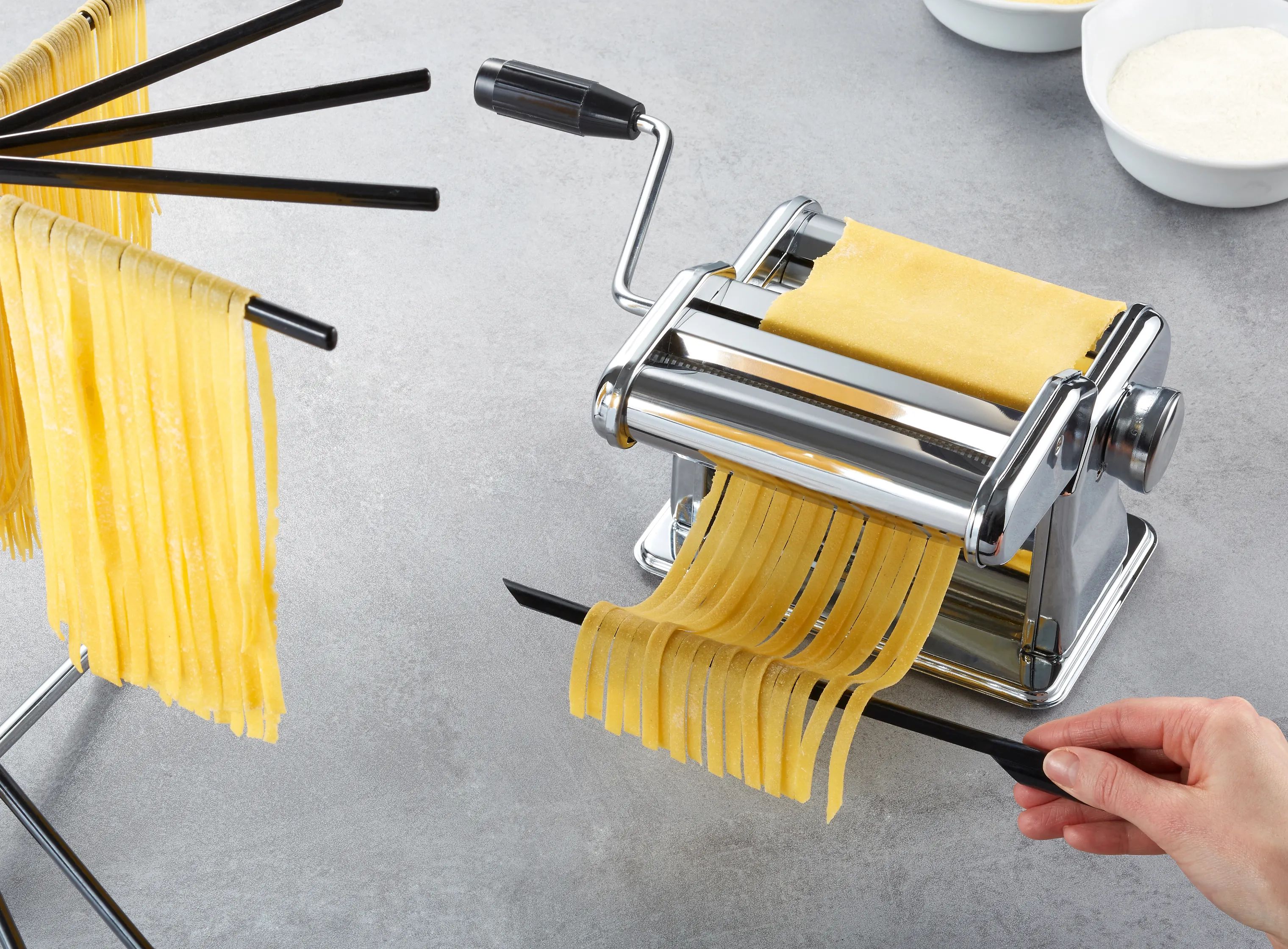 Gefu Ravioliudstyr Diverso Pastastativ i Sort/sølvfarvet, 3