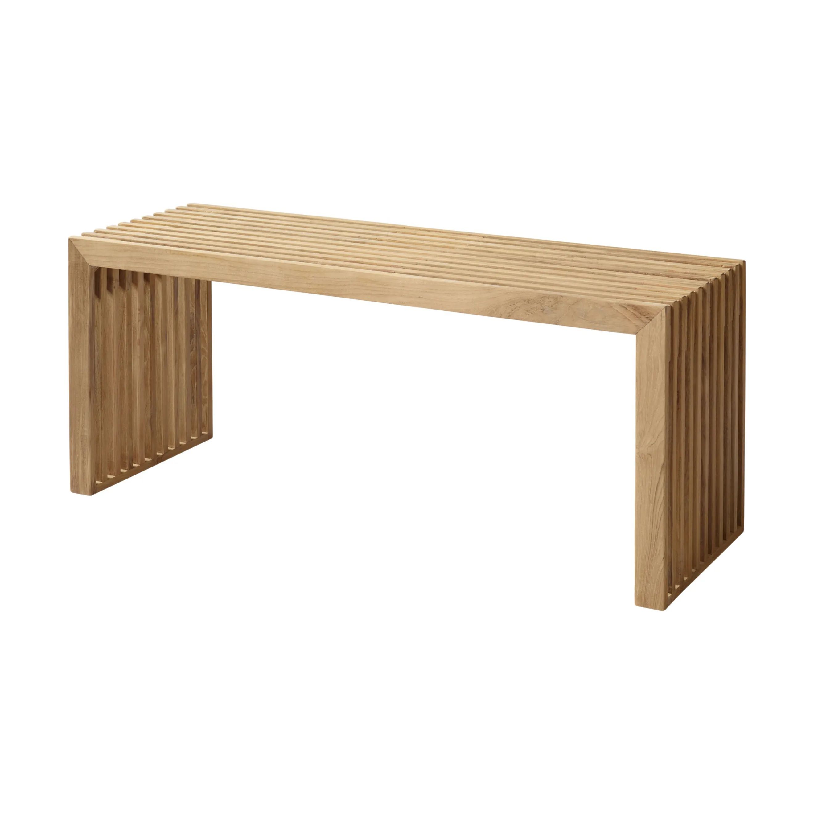 cinas Bænke Rib Bænk i Teak, 1