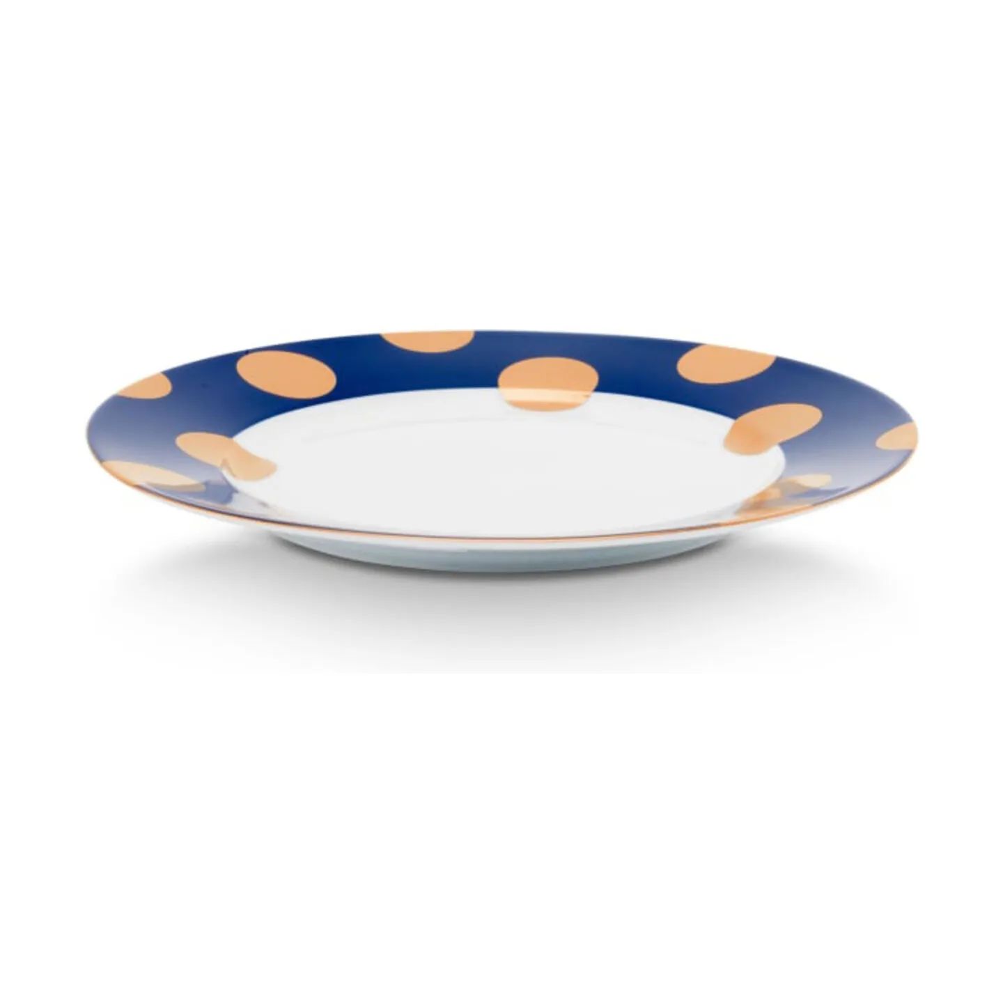 PIP Studio Middagstallerkener Dot Delight Tallerken - 2 stk. i Mørkeblå, 21 cm, 5