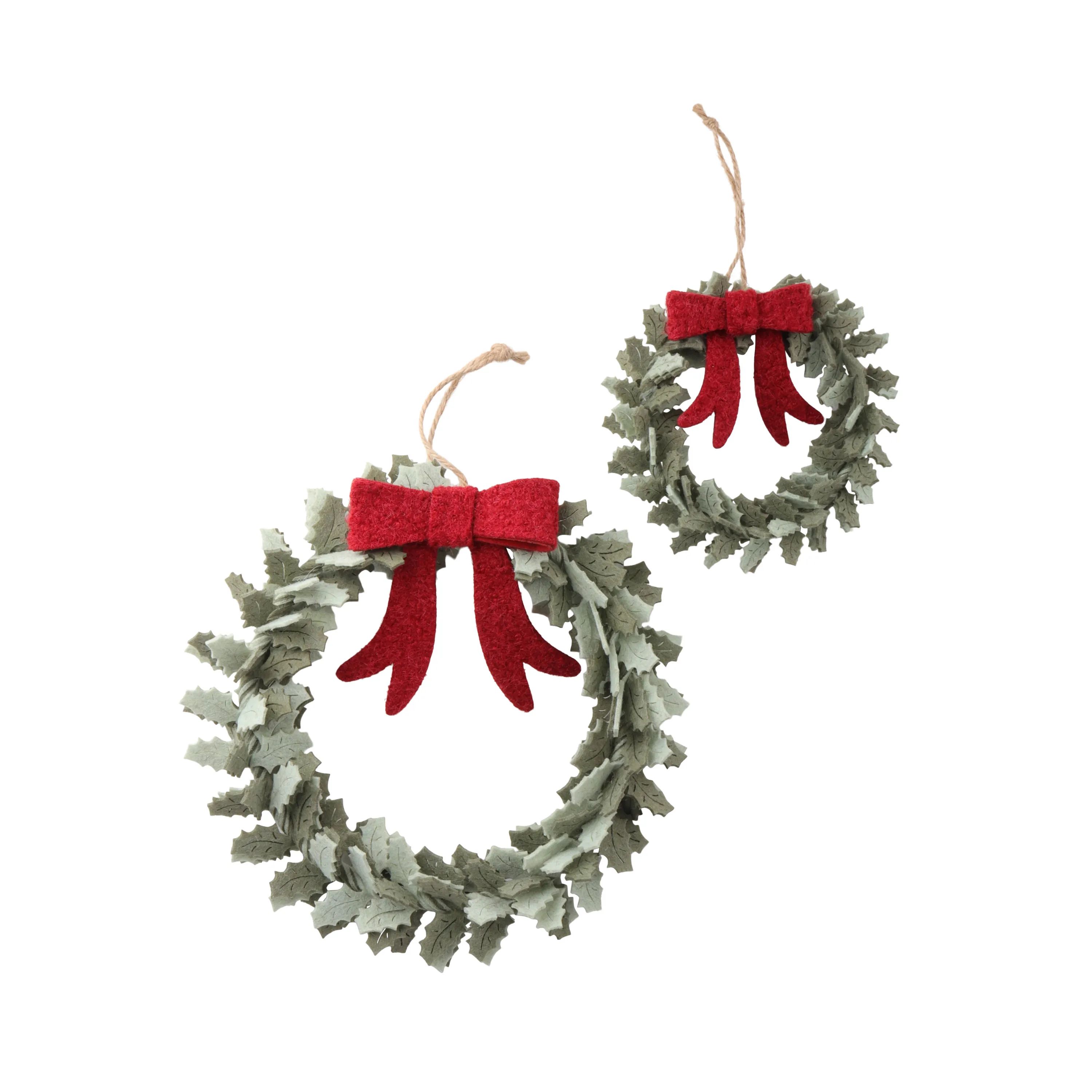 Casa Christmas Juleophæng Krans i 25 cm, 3