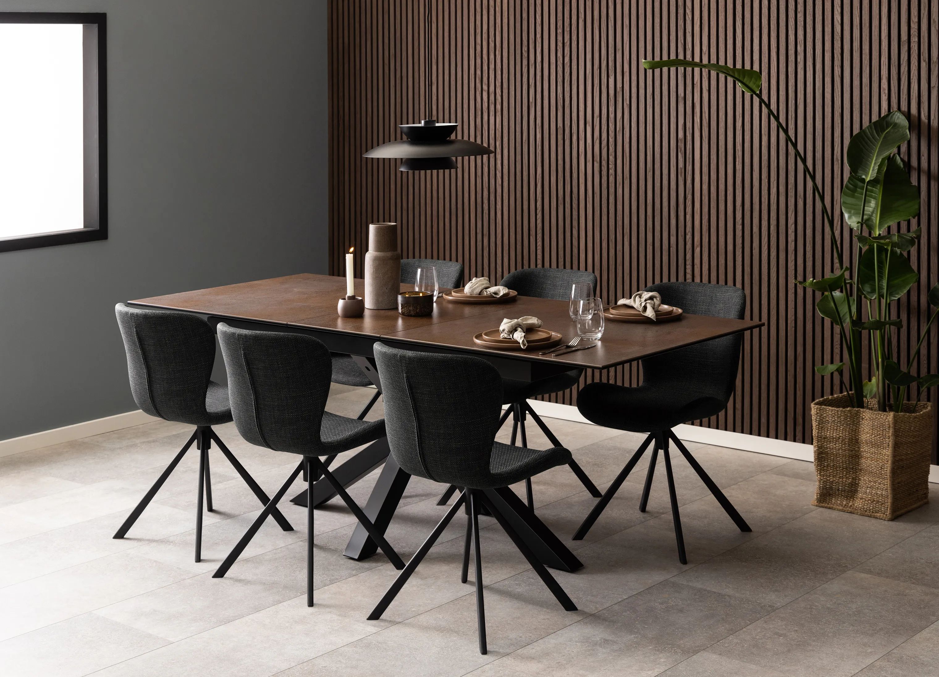 CASA Living Spiseborde Heaven Spisebord i Rustbrun, B210 x L90 cm, 2