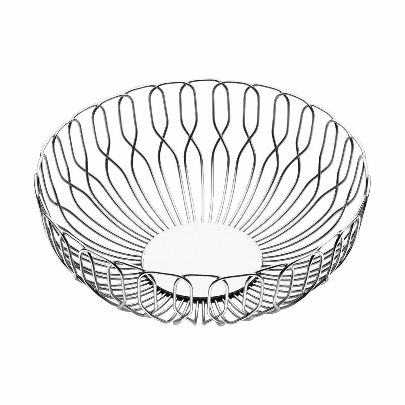 Georg Jensen Brødkurve Alfredo Brødkurv i Sølvfarvet, 21,5 cm, 1