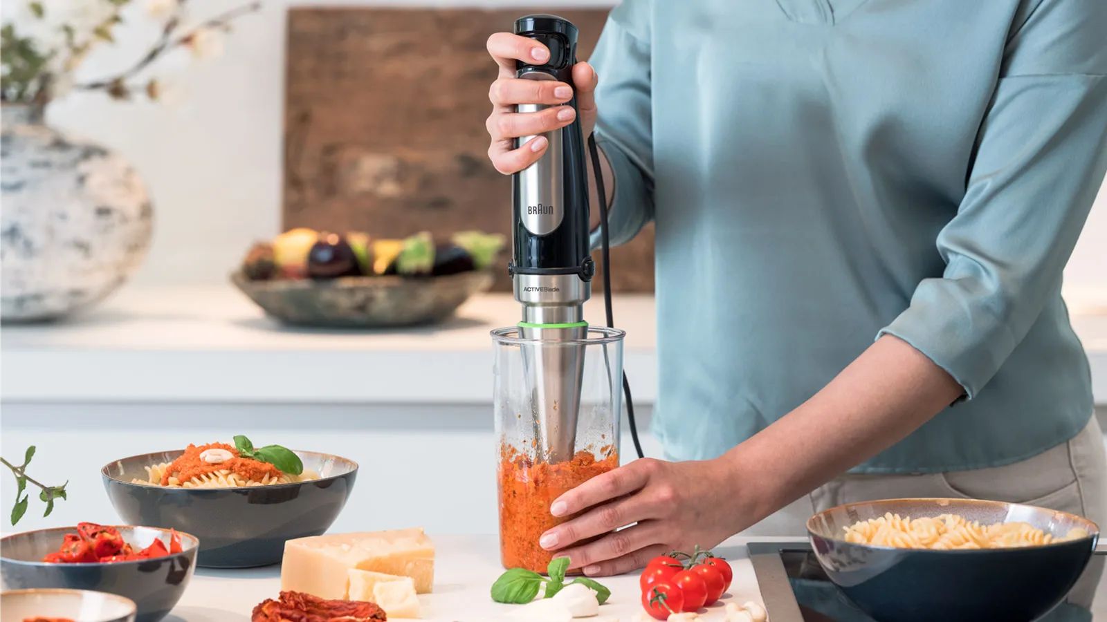 Braun Stavblendere Multiquick 7 Stavblender MQ7025X i sort/grå, 5
