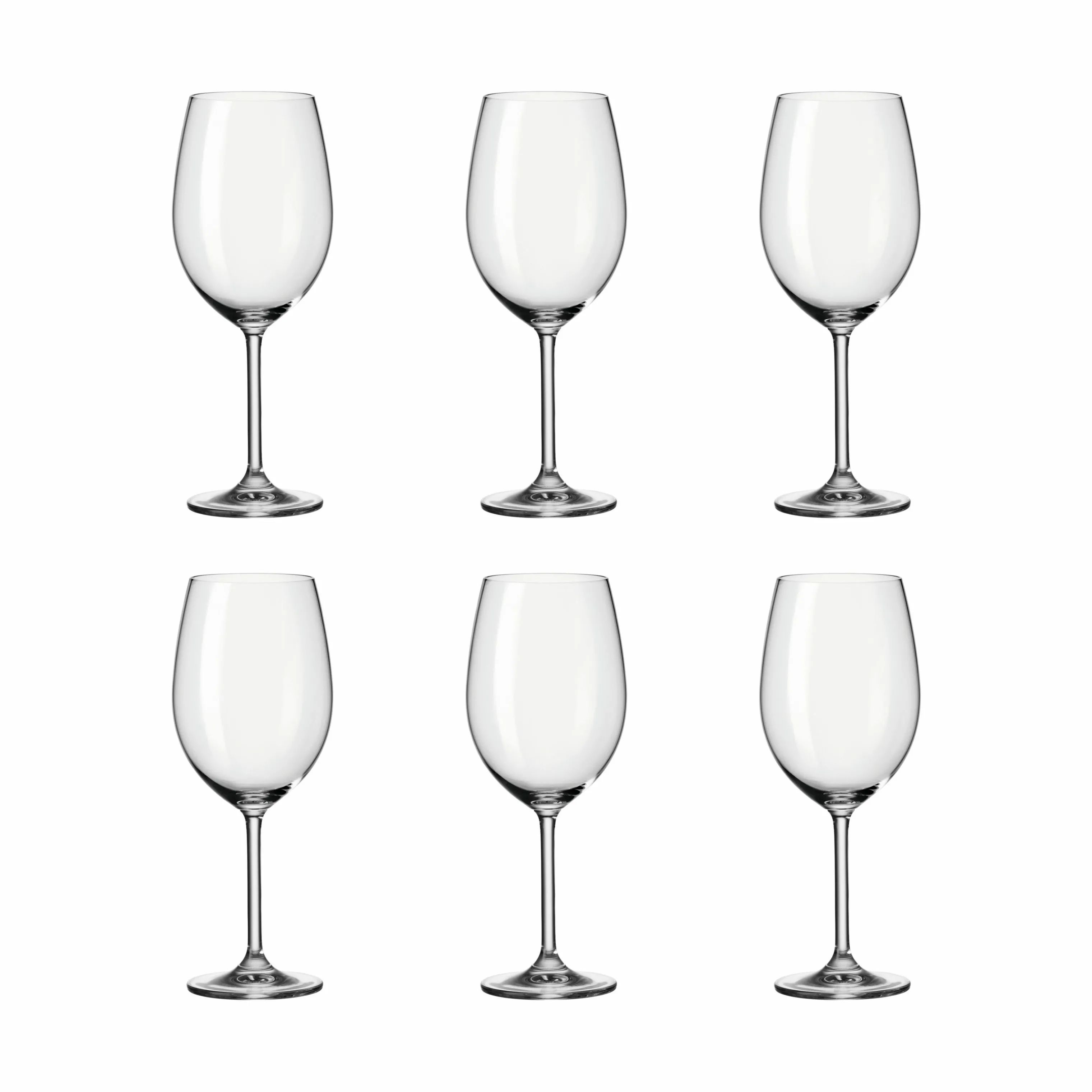 Leonardo Rødvinsglas Daily Bordeauxglas - 6 stk. i Klar, 1