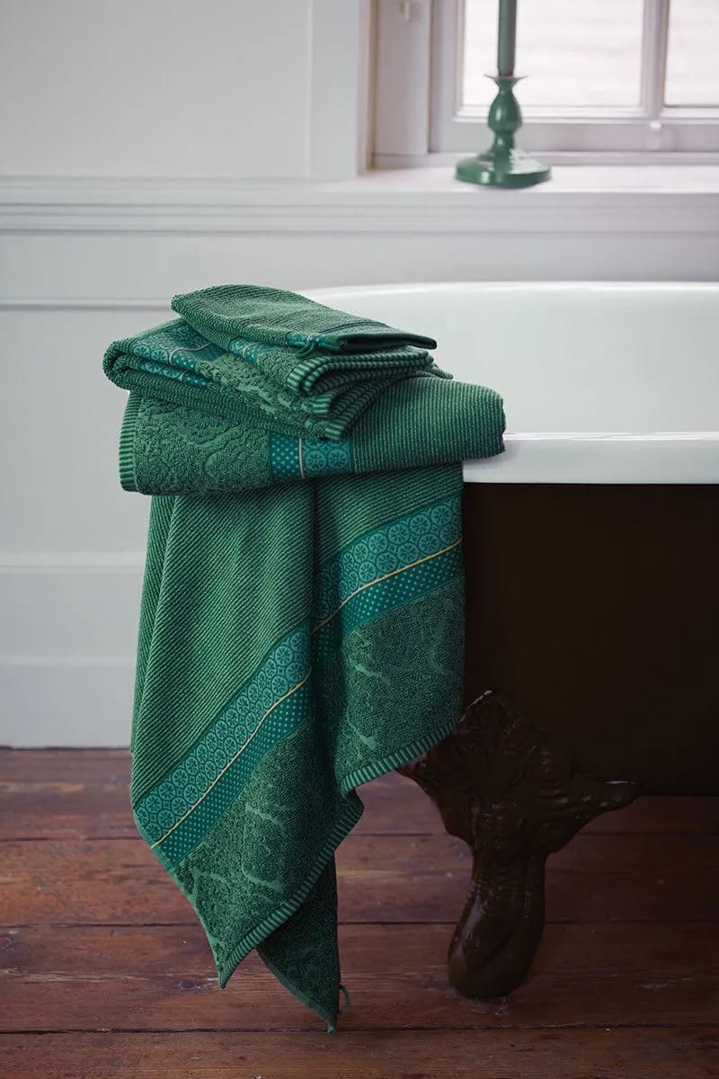 PIP Studio Håndklæder Soft Zellige Håndklæde i Green, B30 x L50 cm, 2