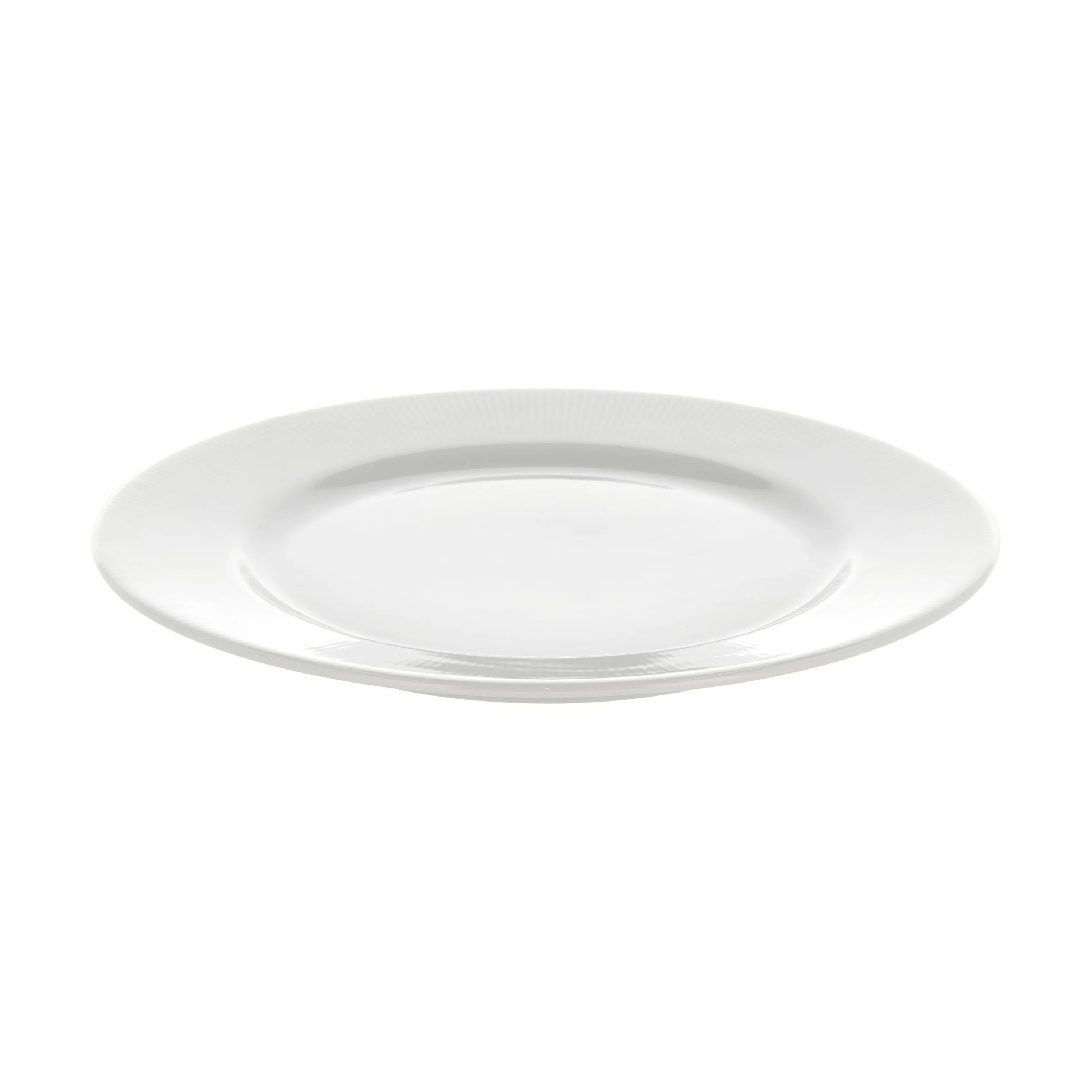 Pillivuyt Middagstallerkener Eventail Tallerken i Hvid, 22 cm, 1