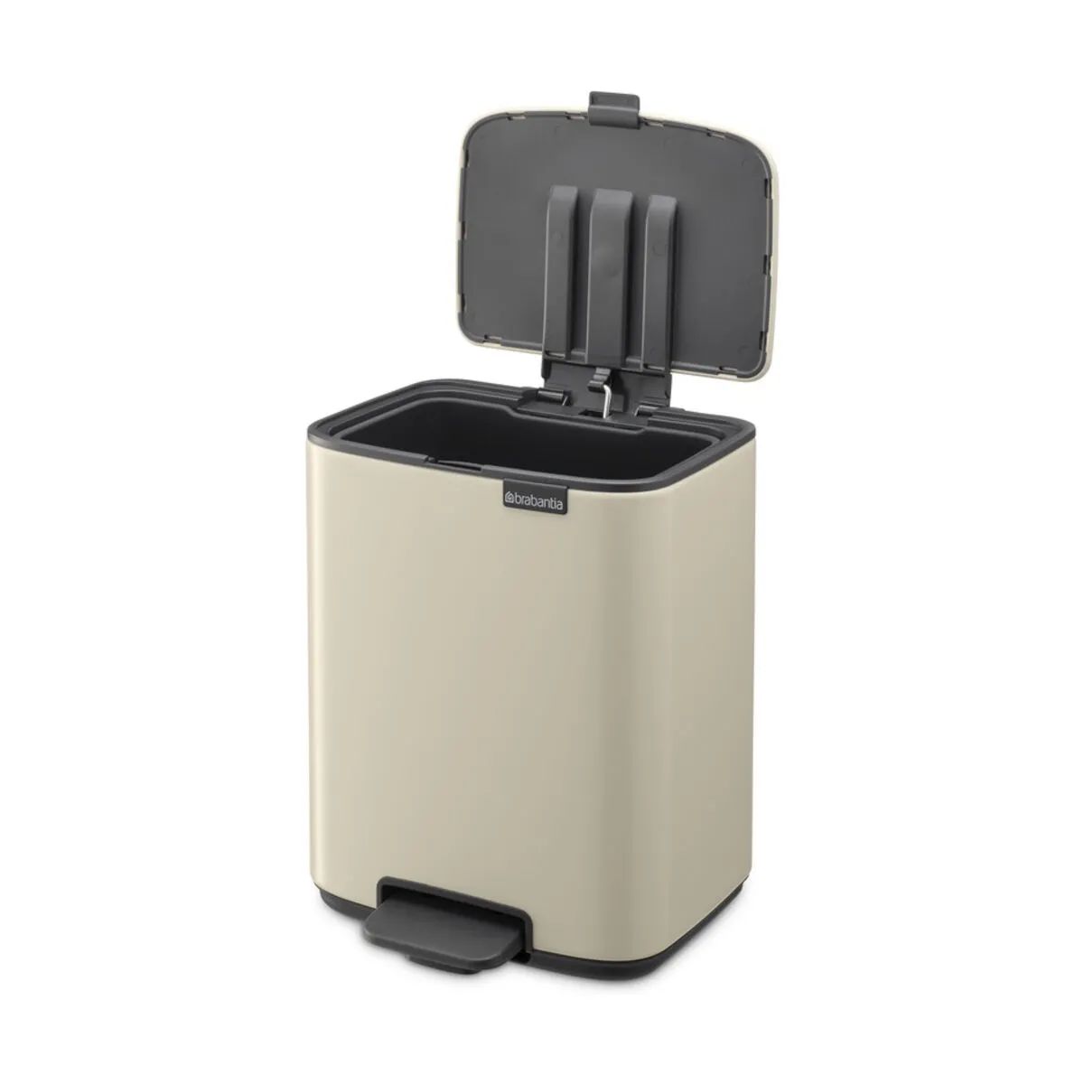 Brabantia Pedalspande Bo Pedalspand i Soft beige, 7 L, 6