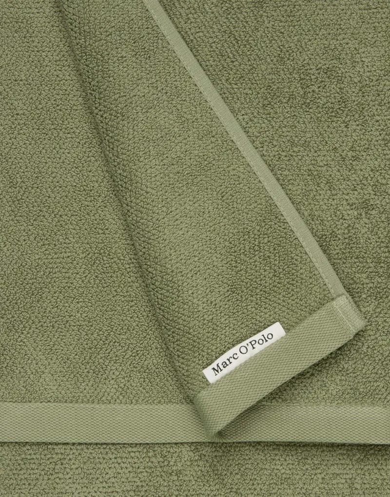 Marc O'Polo Håndklæder Timeless Gæstehåndklæde i Moss green, B30 x L50 cm, 1