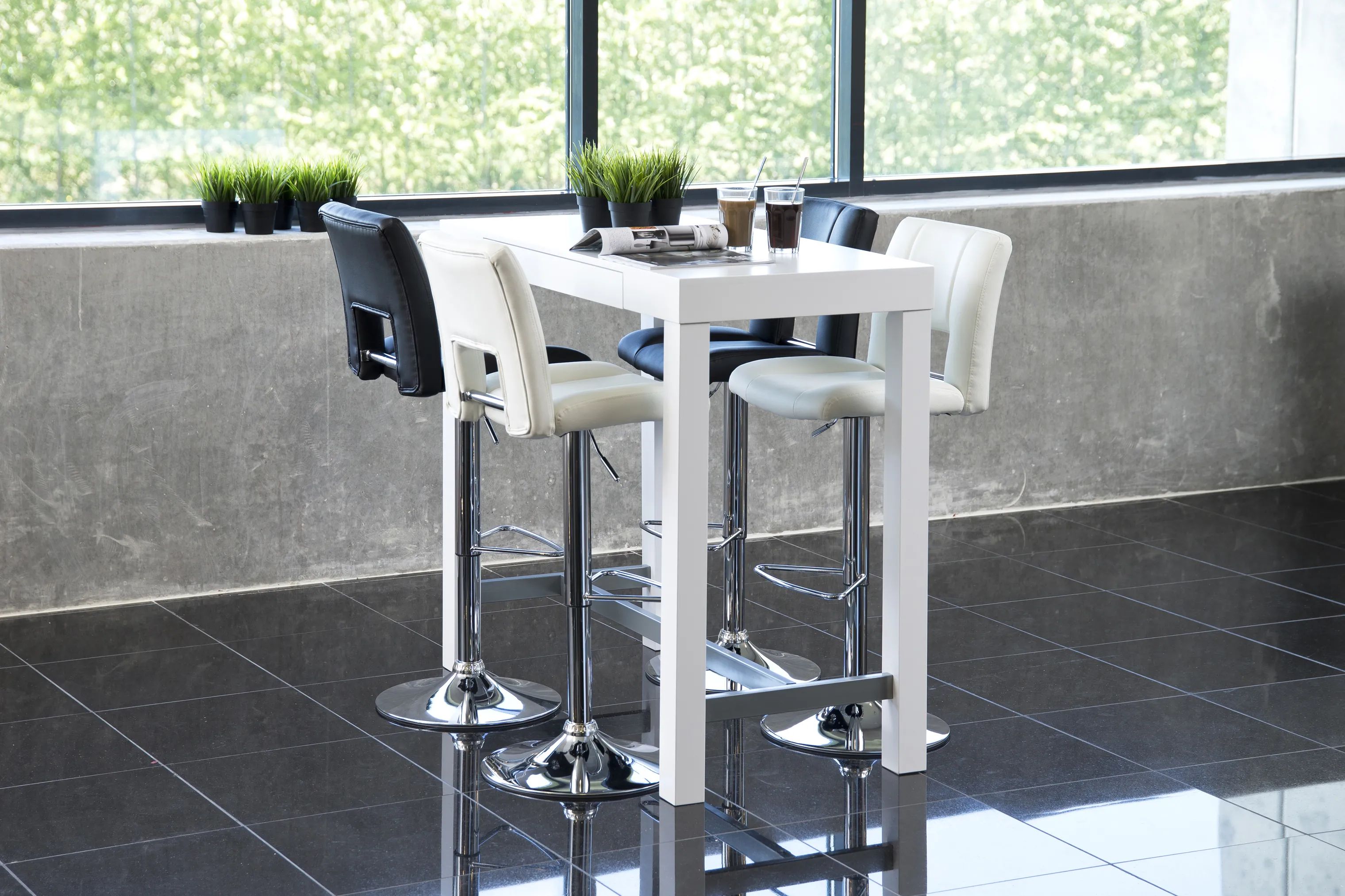 CASA Living Barstole Sylvia Barstol - 2 stk. i sort, 3