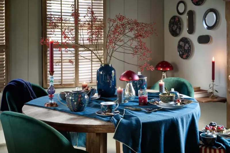 PIP Studio Middagstallerkener Berry Blues Middagstallerken i Mørkegrøn, 3