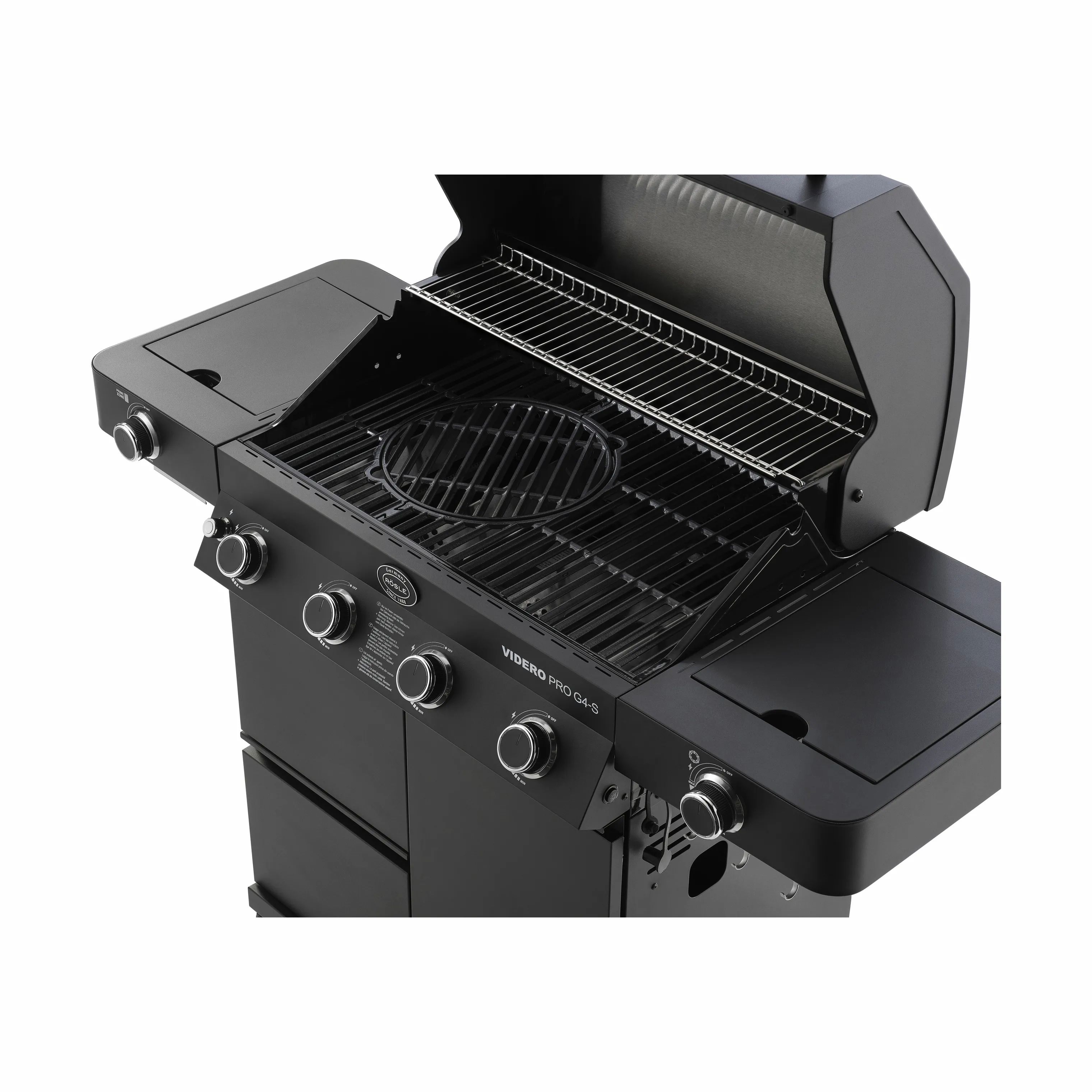 RÖSLE Gasgrill Videro Pro Gasgrill i Sort, 5