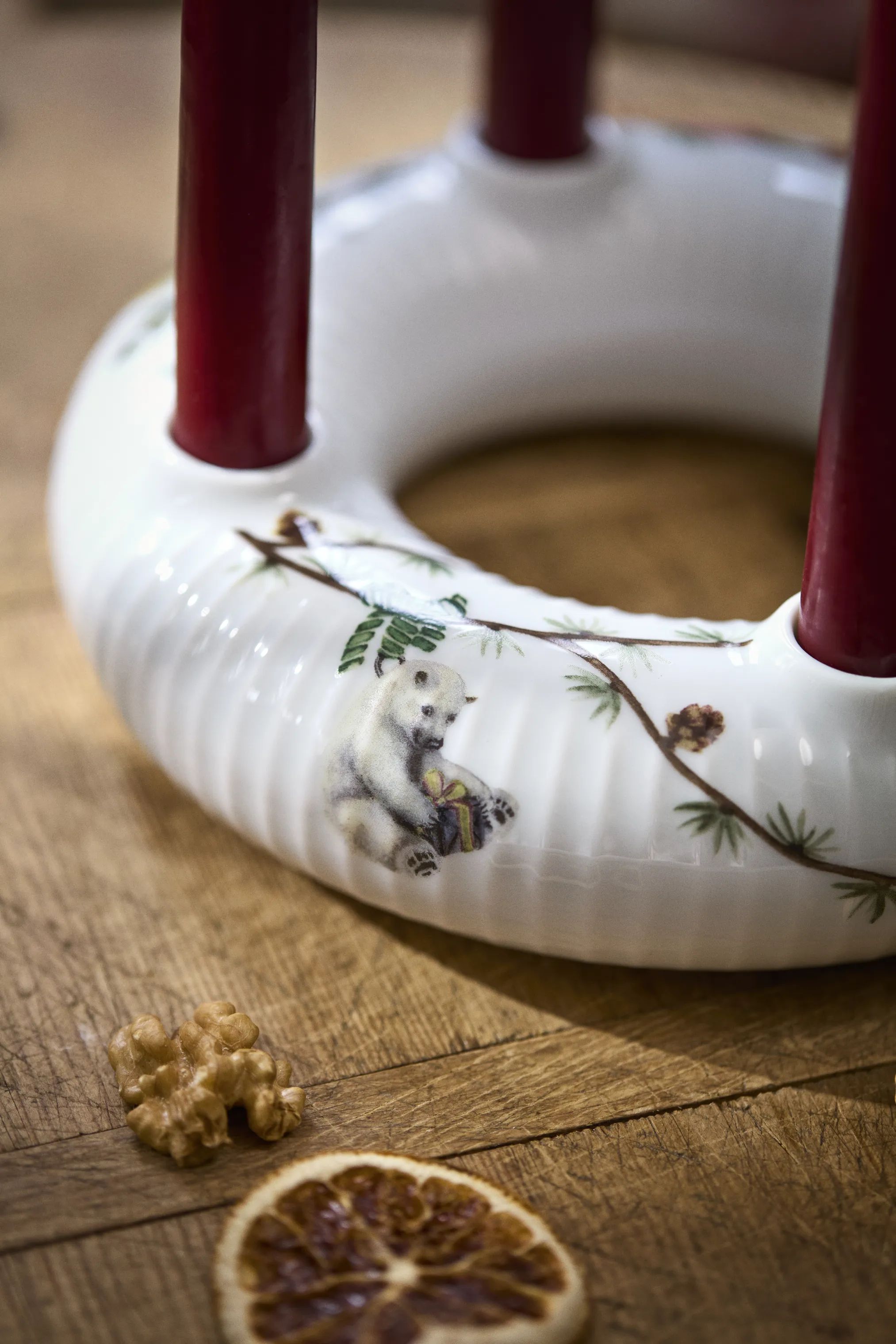 Kähler Jule- og adventsstager Hammershøi Jul Adventsstage i Hvid m. deko, 5
