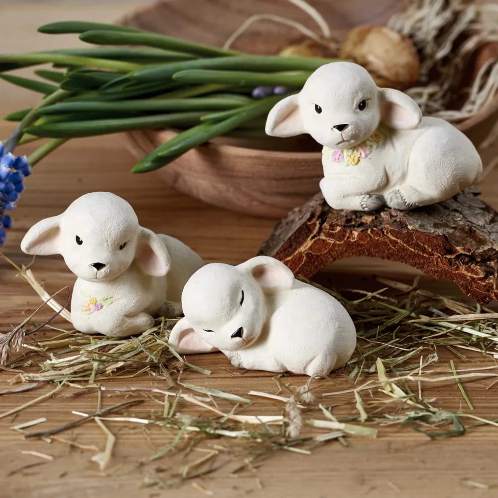 Klarborg Påskefigurer Påskelam - Lammi i Hvid, 5 cm, 3