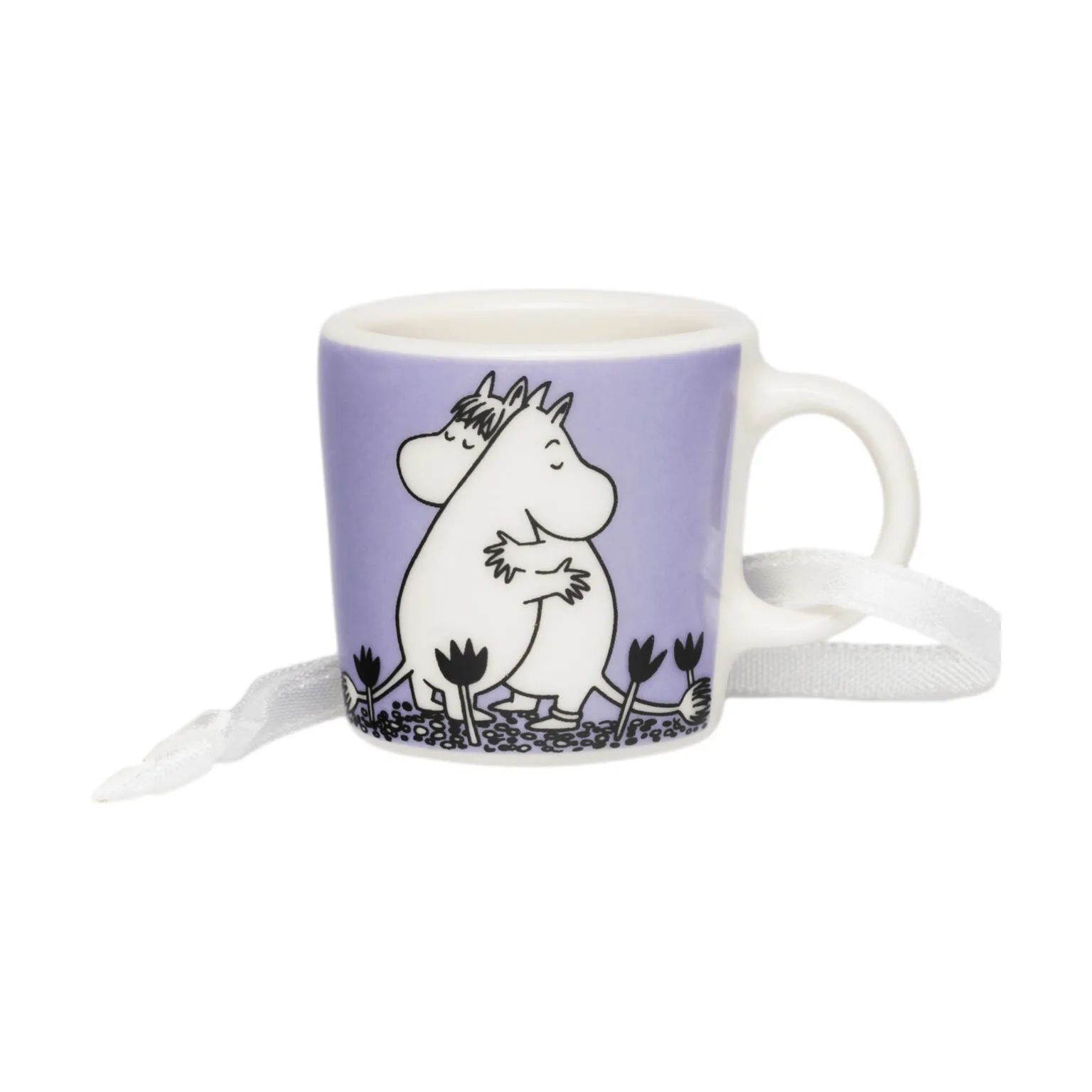 Moomin Arabia Krus og kopper med hank Love Kærlighed Minikrus i Lilla, 1