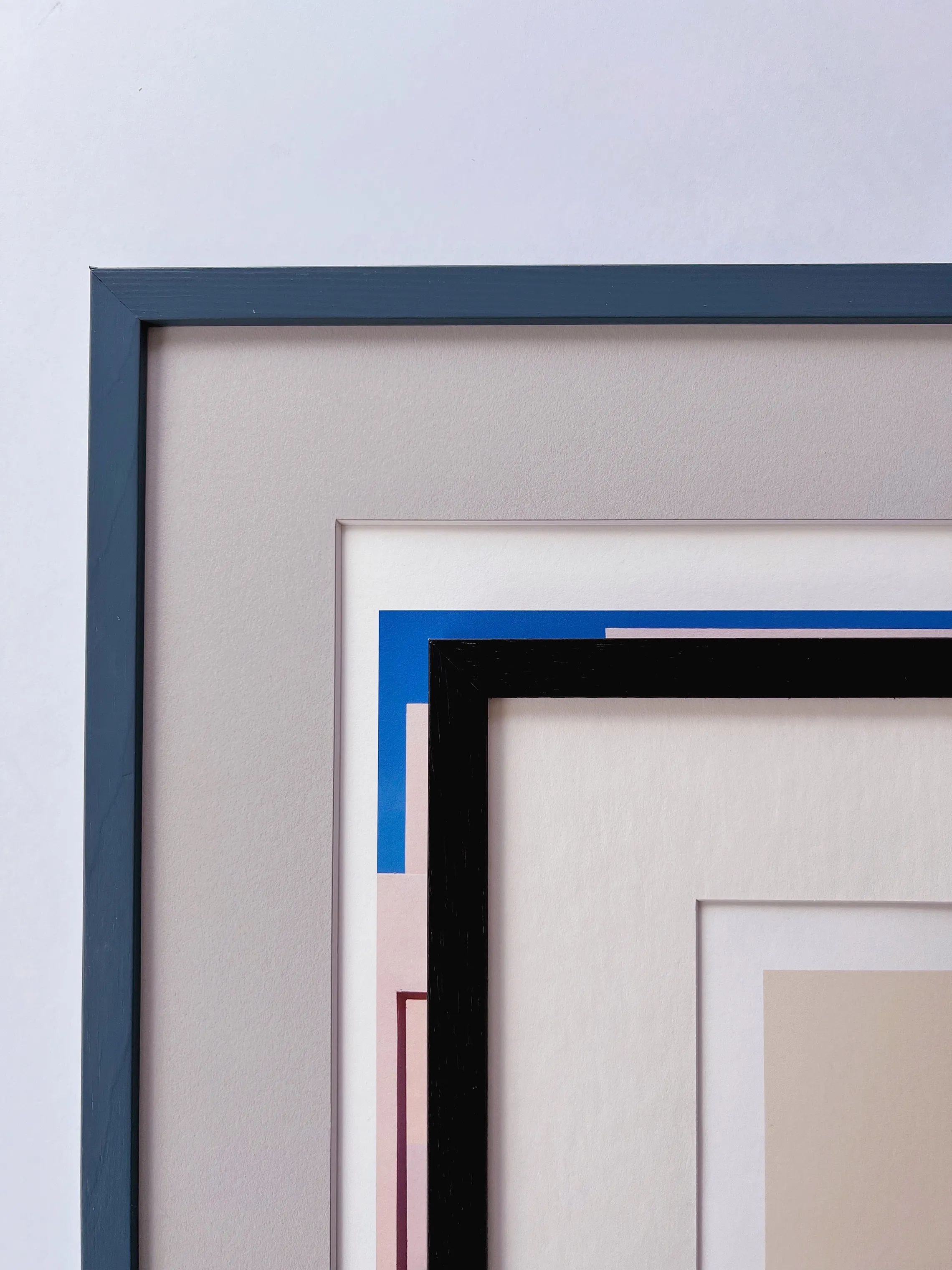 Poster&Frame Billedrammer Passepartout i Cashmere grey, 40 cm, 2