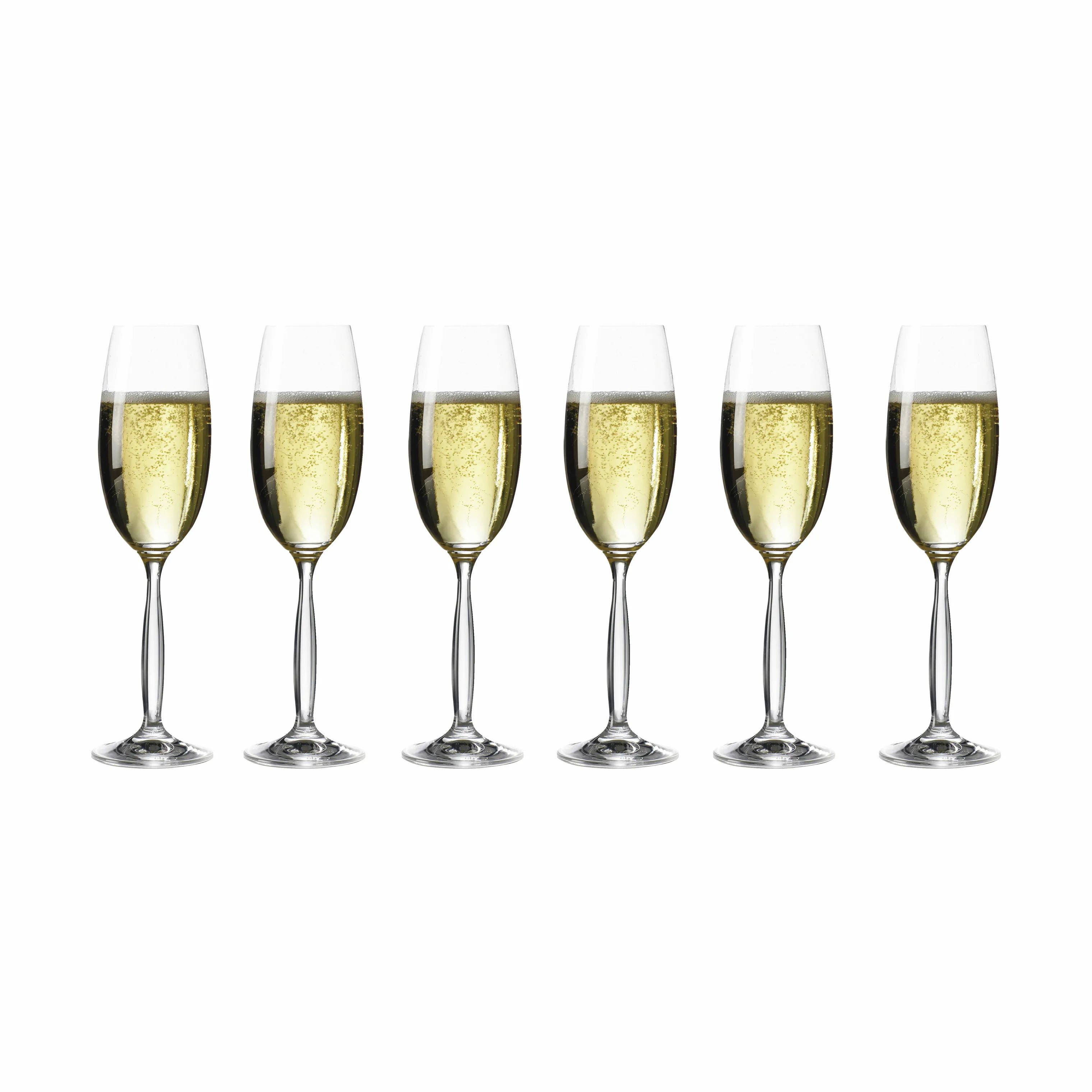 erik bagger a/s Champagneglas Opera Champagneglas - 6 stk. i Klar, 27 cl, 1