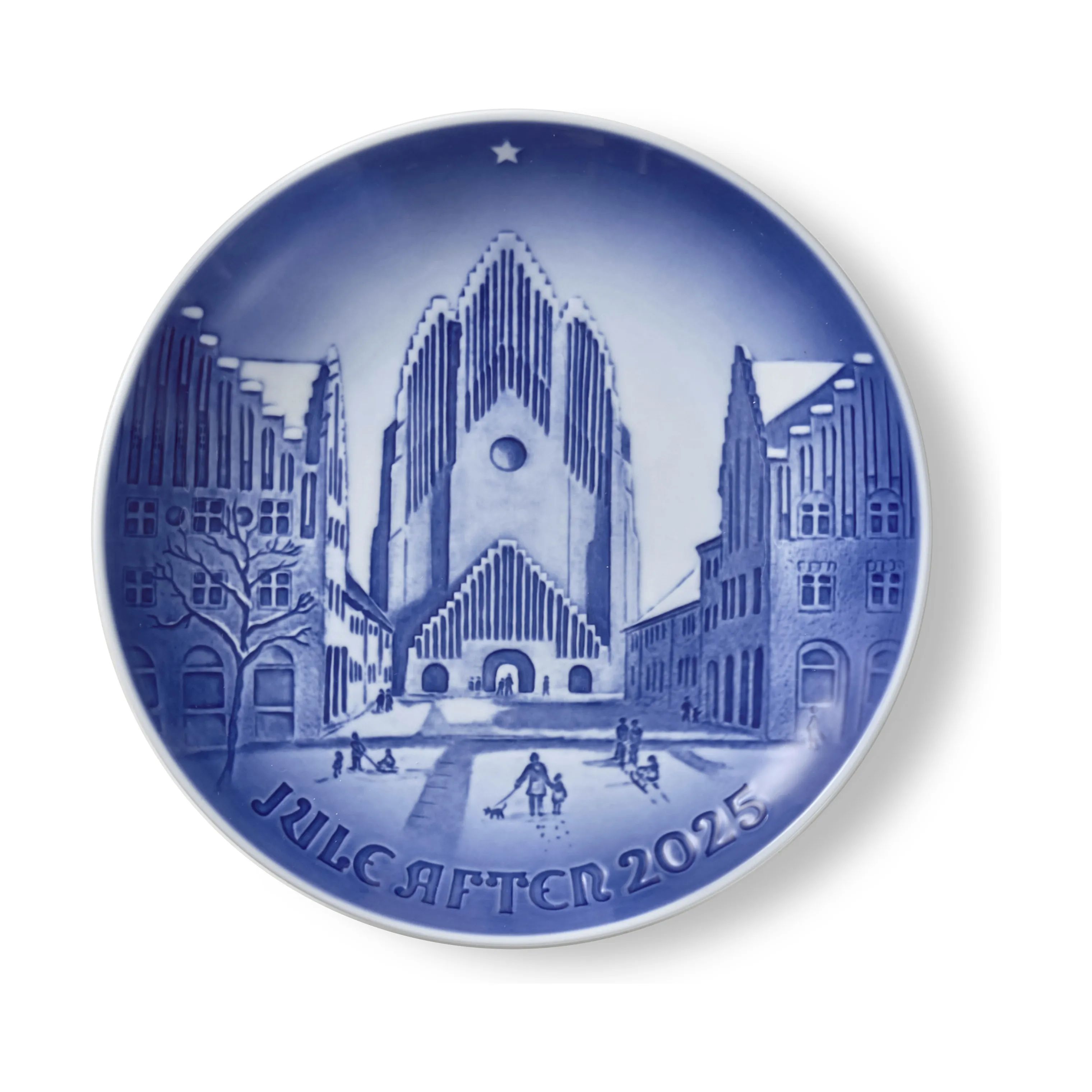 Royal Copenhagen Platter Samlerartikler Bing & Grøndahl Årsplatte 2025 i Blå, 1
