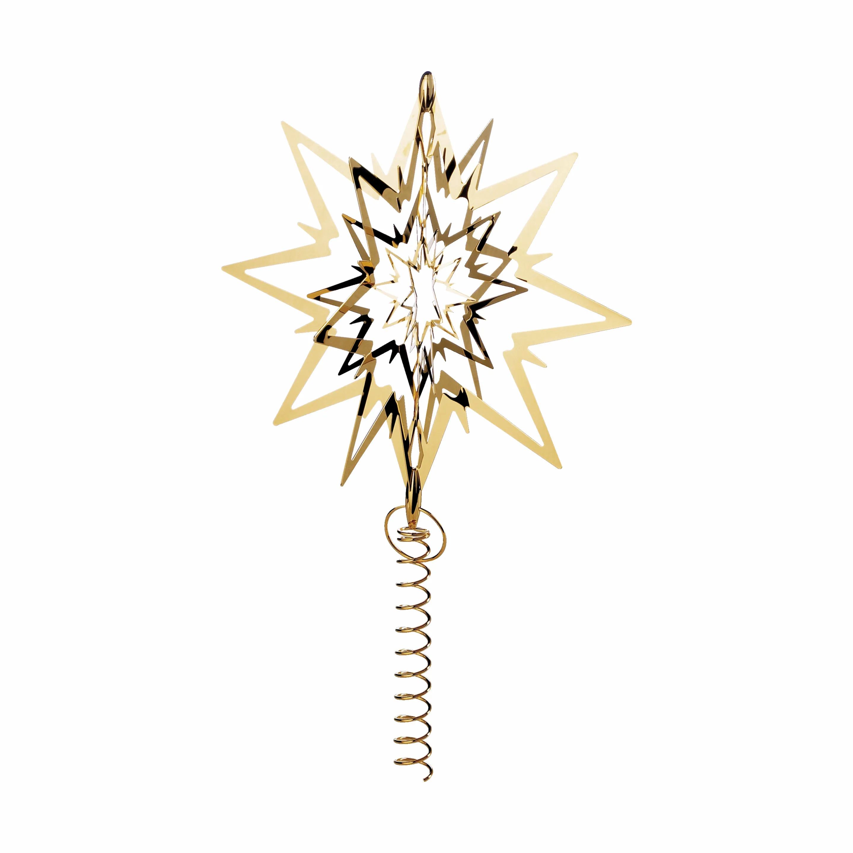 Georg Jensen Topstjerner Christmas Collectibles 1993 Topstjerne - Stor i Guldfarvet, Stor, 1