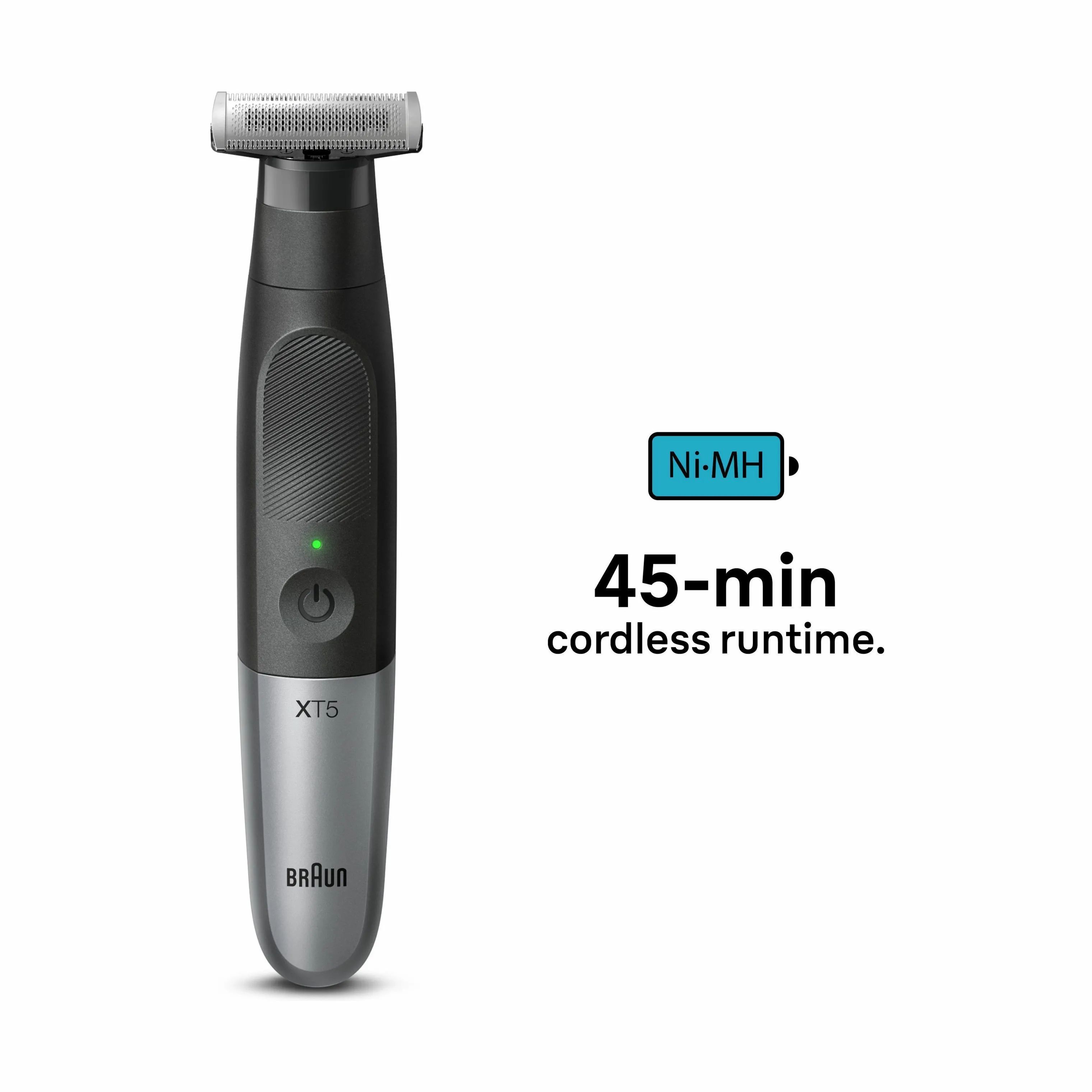 Braun Trimmere Series X Serie X XT5100 Skægtrimmer & kropsshaver i Black/Space Grey, 1