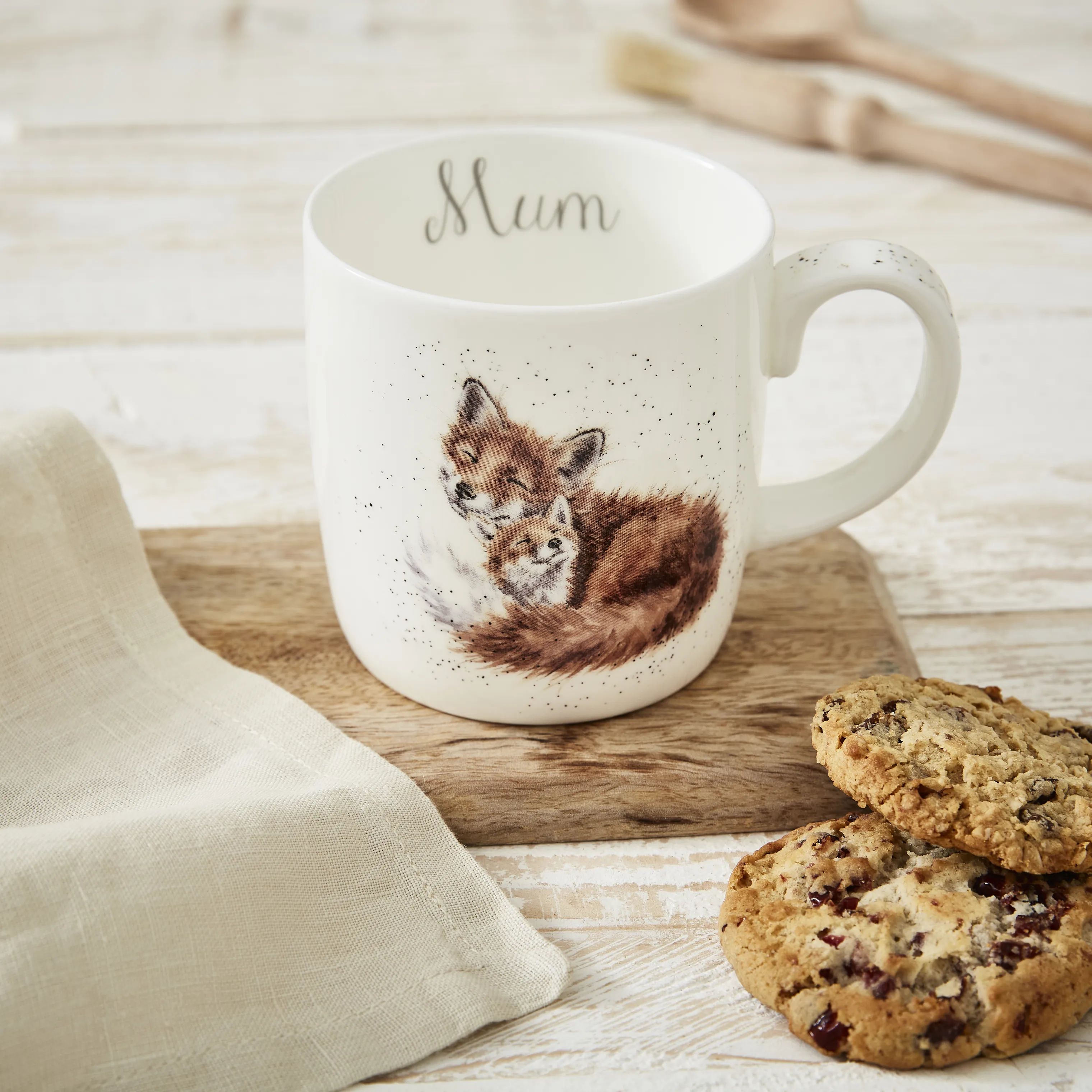 Royal Worcester Krus og kopper med hank Wrendale Krus - Mum i Ræv, 3