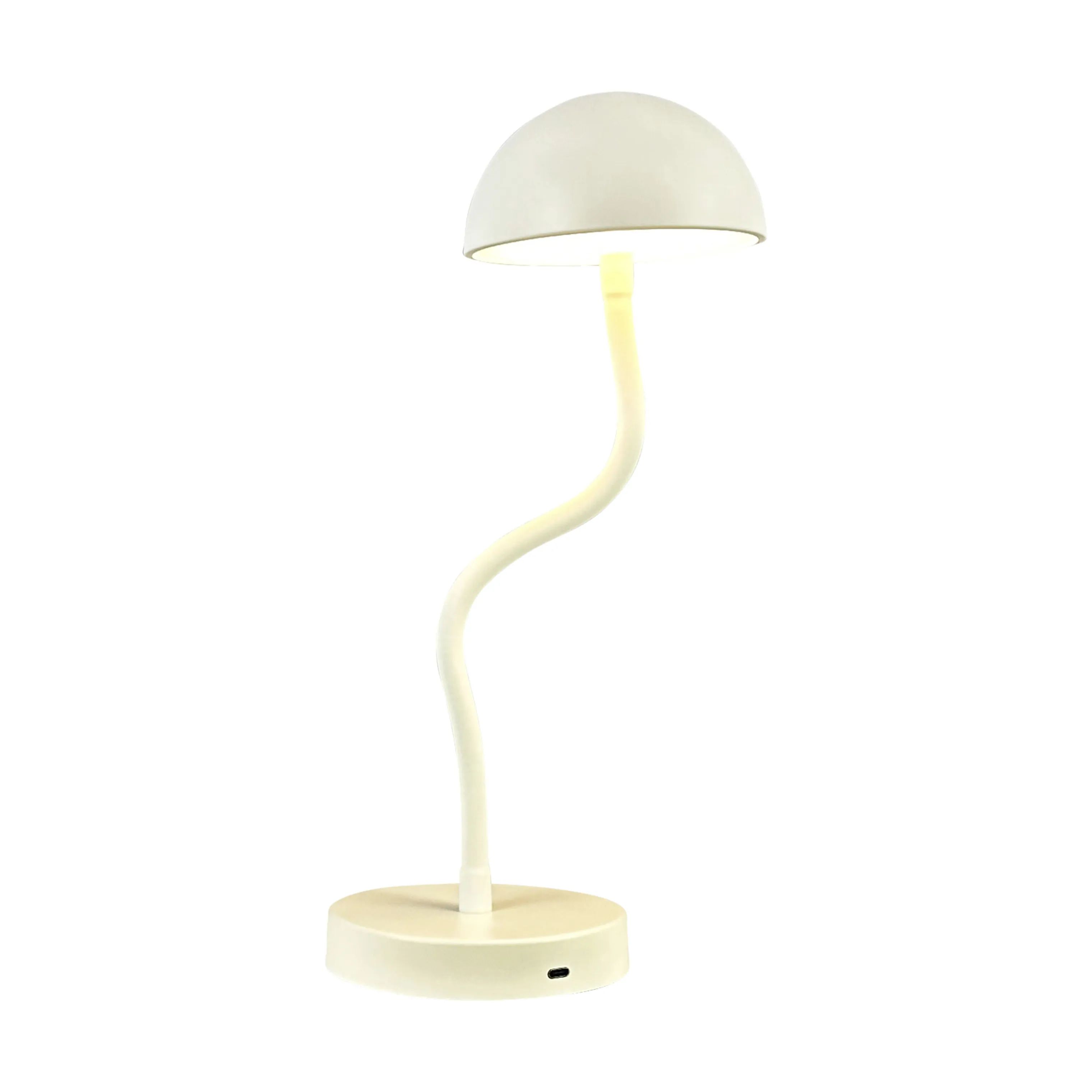 Dyberg Larsen Bordlamper Fonzy Bordlampe i Perlehvid, 1