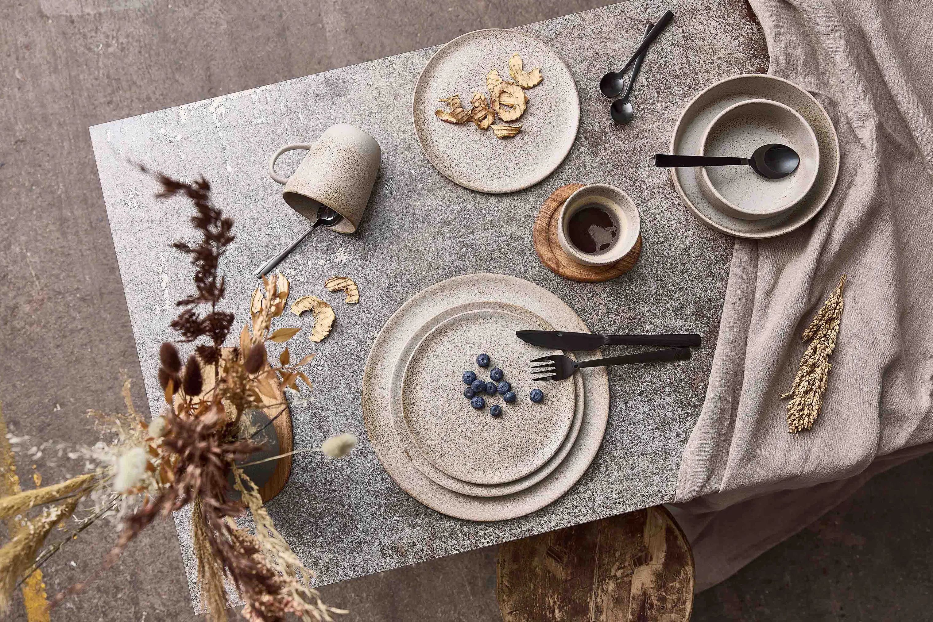 RAW by Aida Middagstallerkener Middagstallerken i Sandy Beige, 4