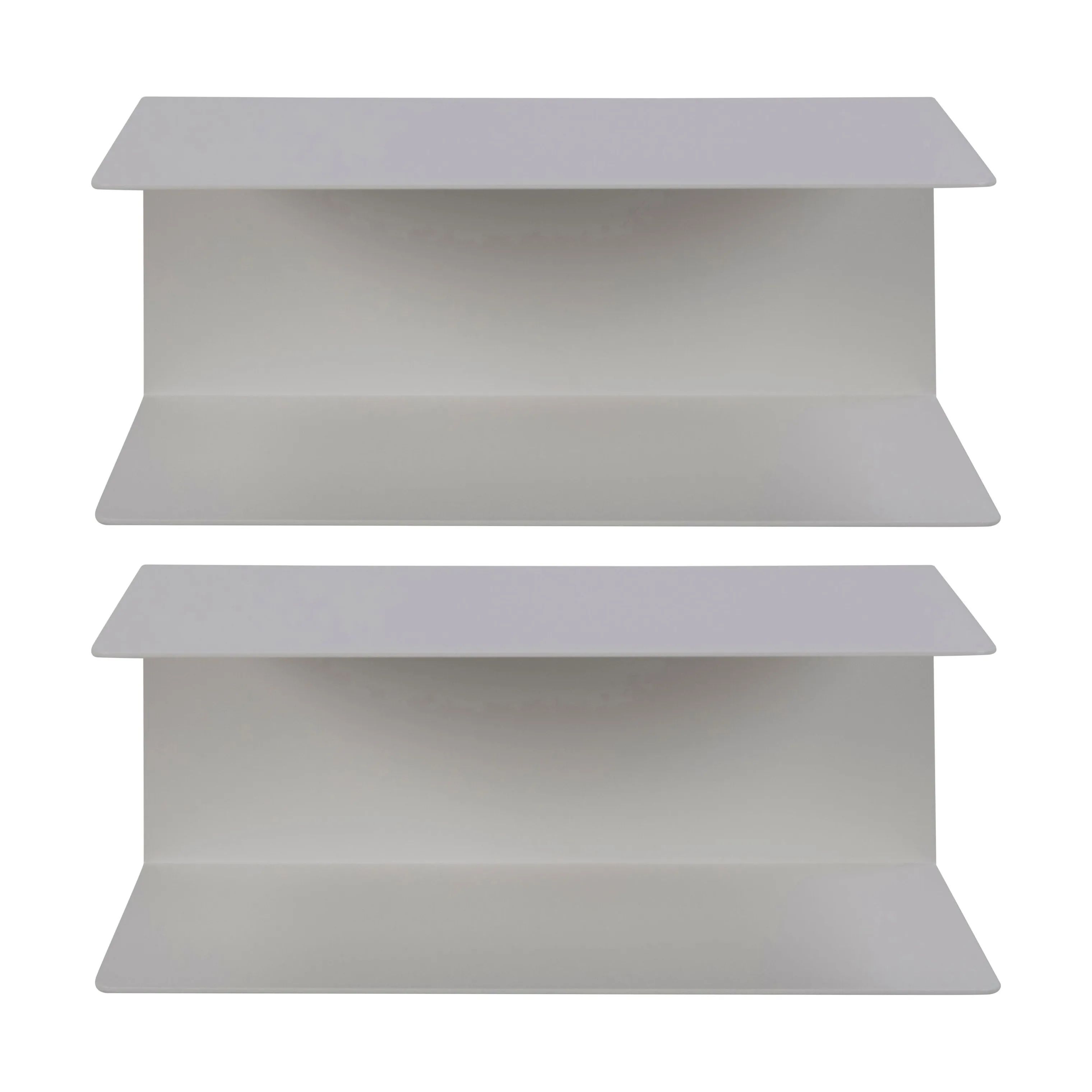 CASA Living Hylder Joliet Væghylde - 2 stk. i Hvid, H14 x B35 x L20 cm, 1