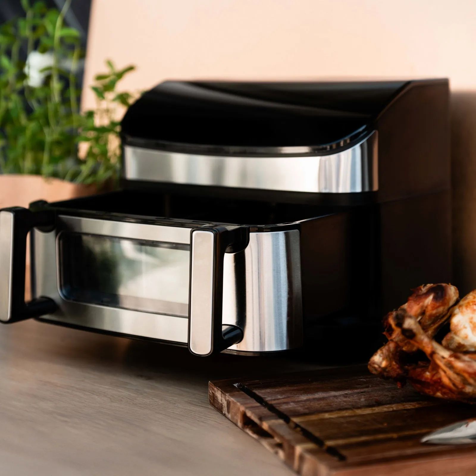 Casper Sobczyk Airfryers Dualfry Fusion Airfryer i Sort, 6