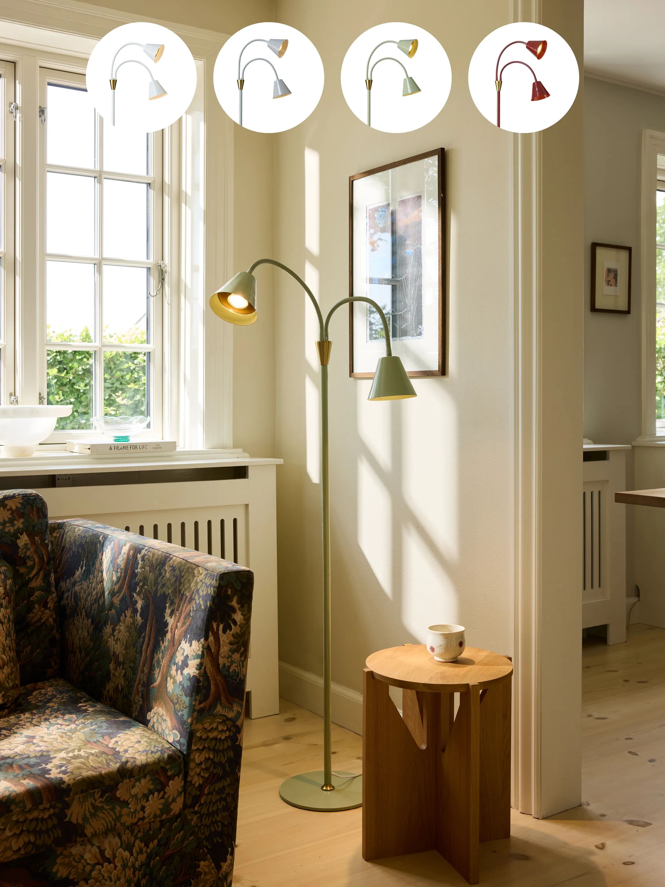 Halo Design Gulvlamper Hygge Gulvlampe i Grøn, 3