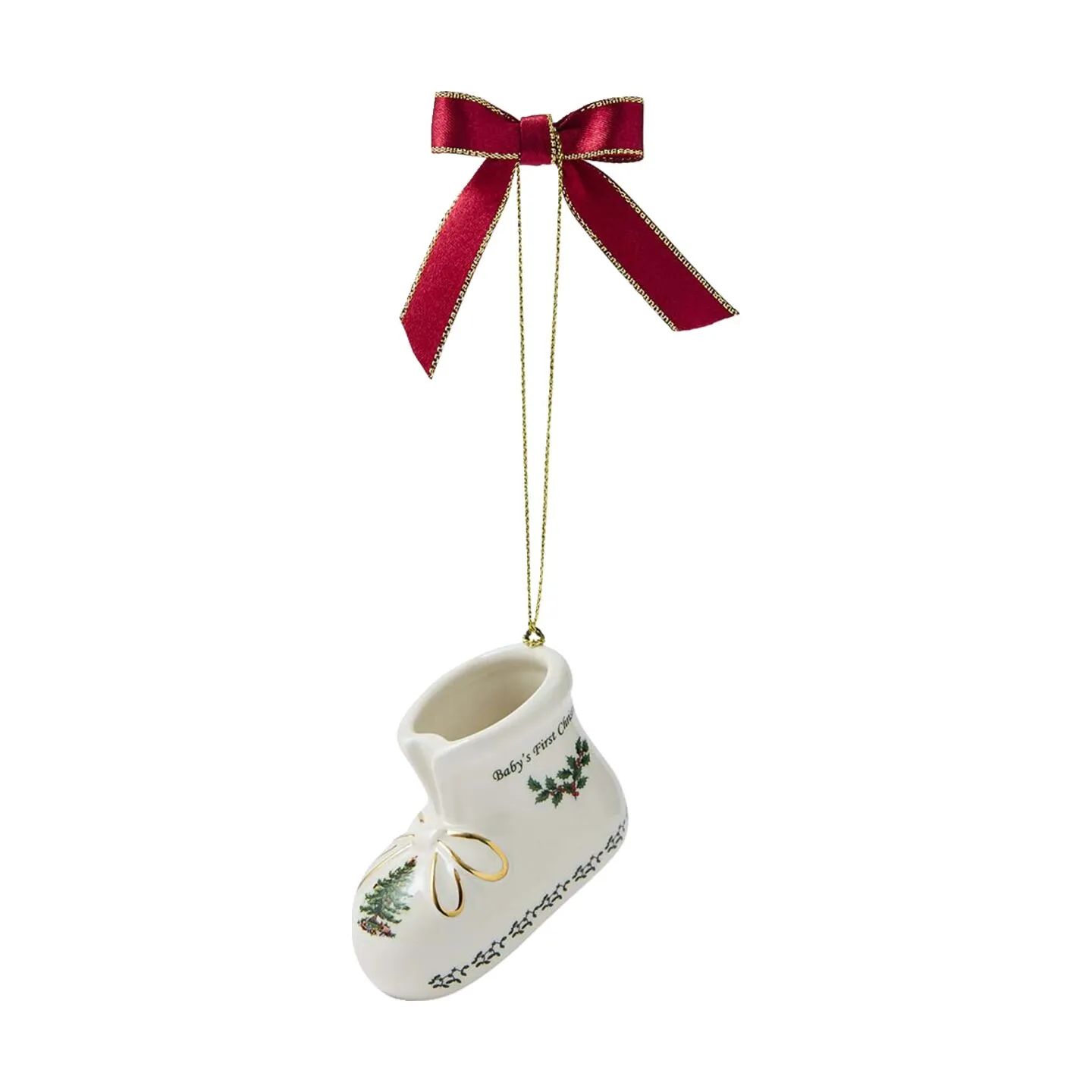 Spode Juleophæng Christmas Tree Juleophæng - Baby støvle i Baby støvle, 1