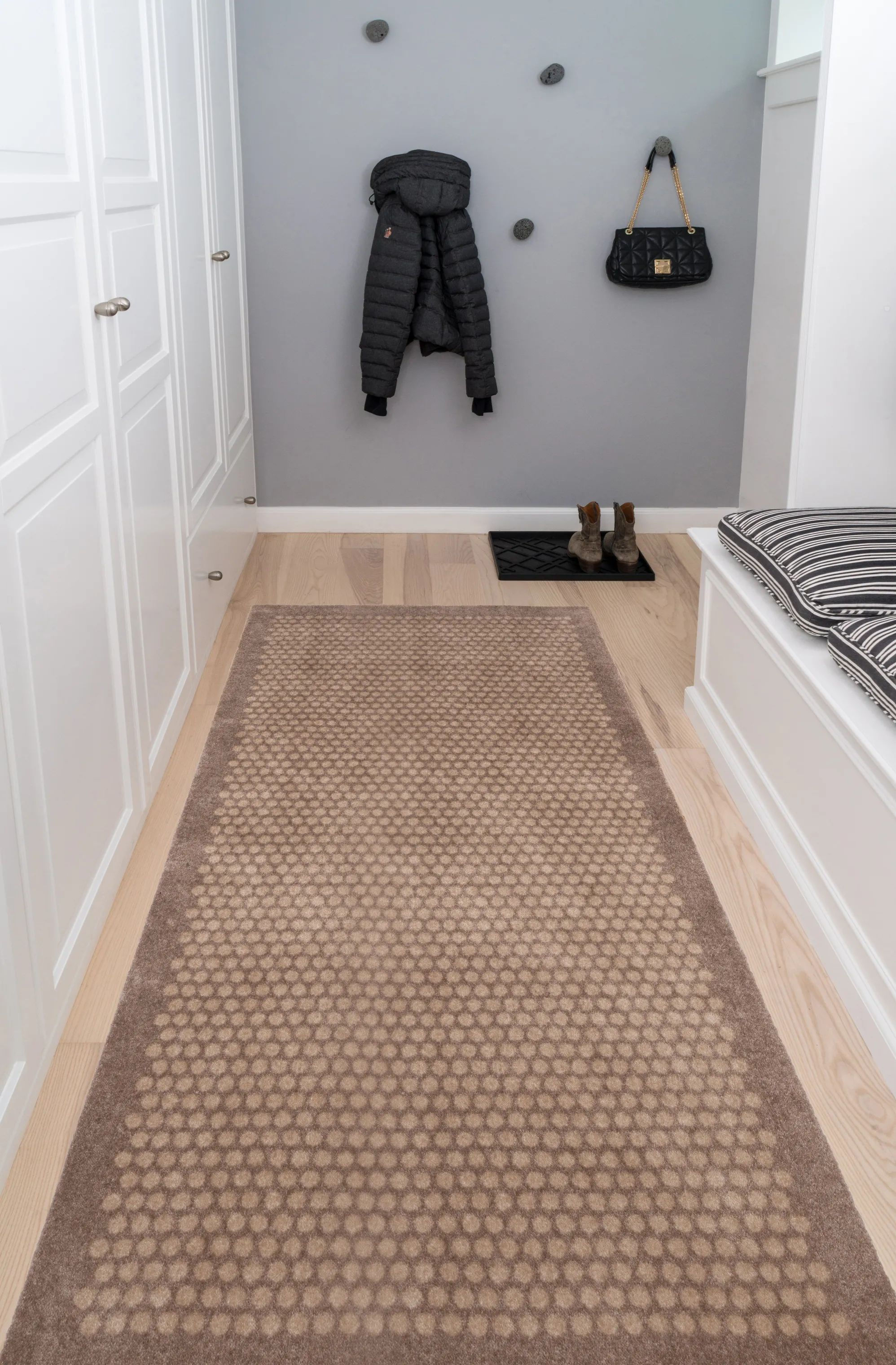 Tica Copenhagen Gulvtæpper Dot Gulvtæppe i Beige/sand, B90 x L200 cm, 4
