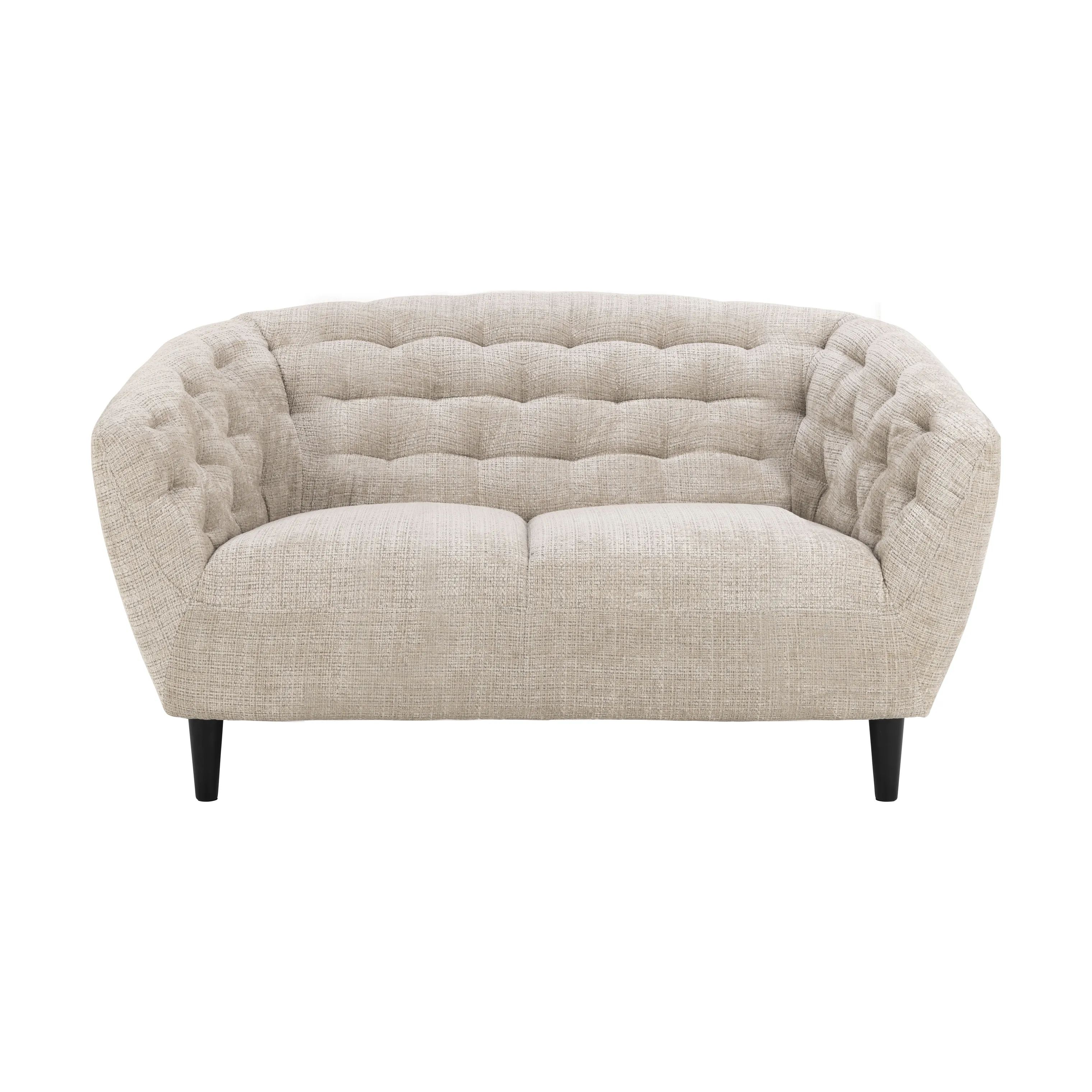 CASA Living Sofaer Ria Sofa i Beige/sort, 150 cm, 1