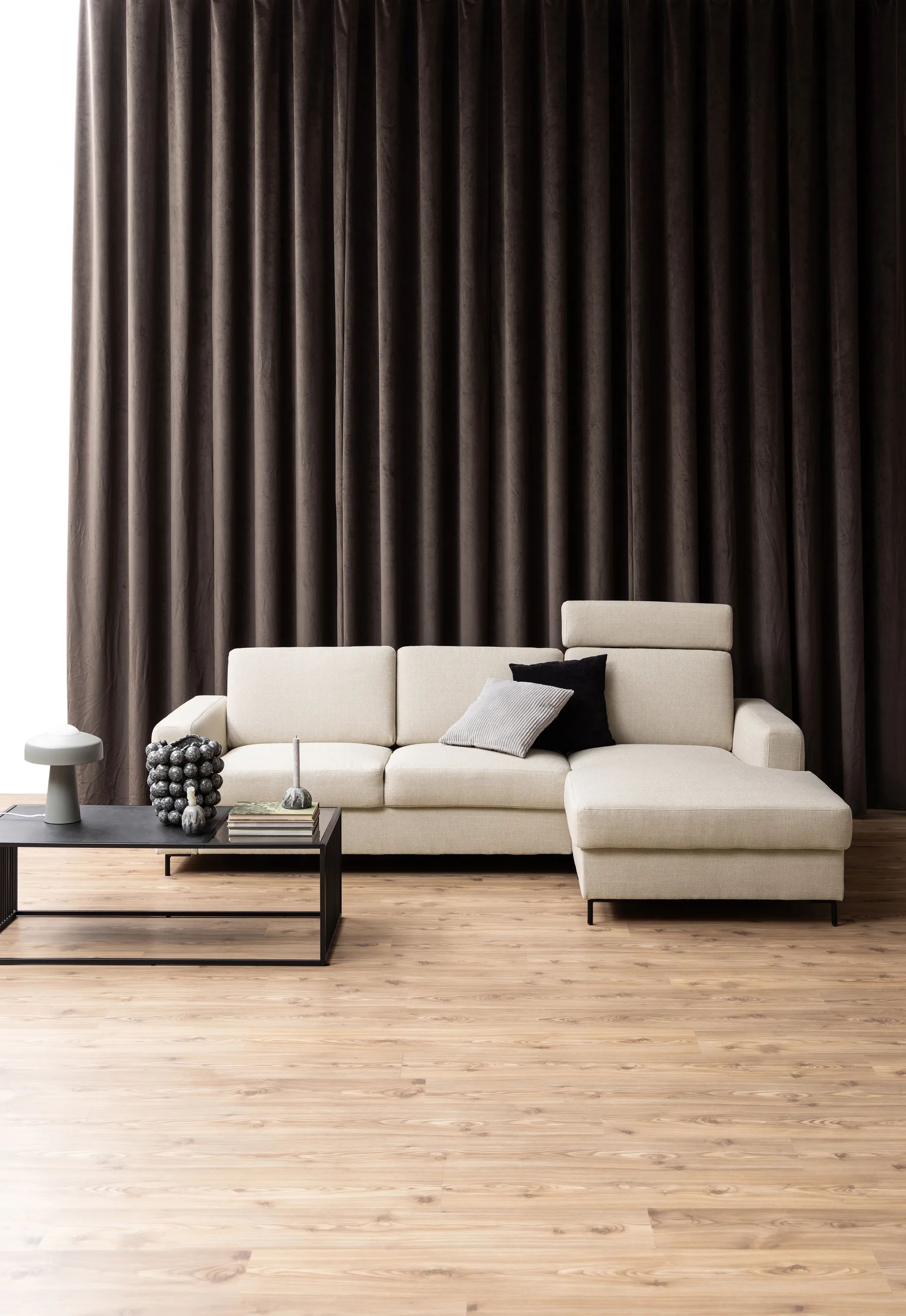 CASA Living Sofaborde Strington Sofabord i Sort, H40 x B60 x L120 cm, 2