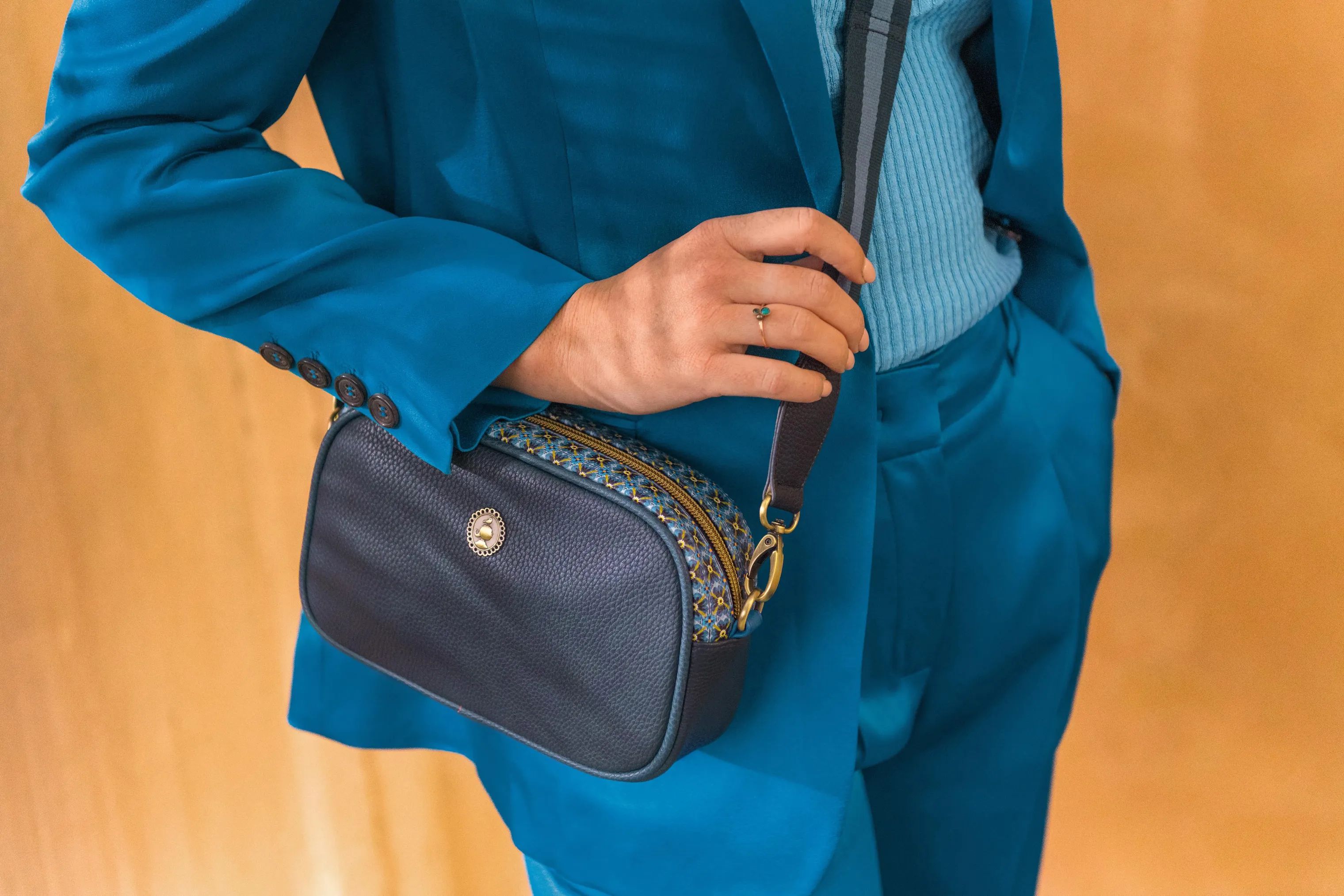 PIP Studio Øvrigt interiør Frida Cross Body Bag i Blue, 21 cm, 3